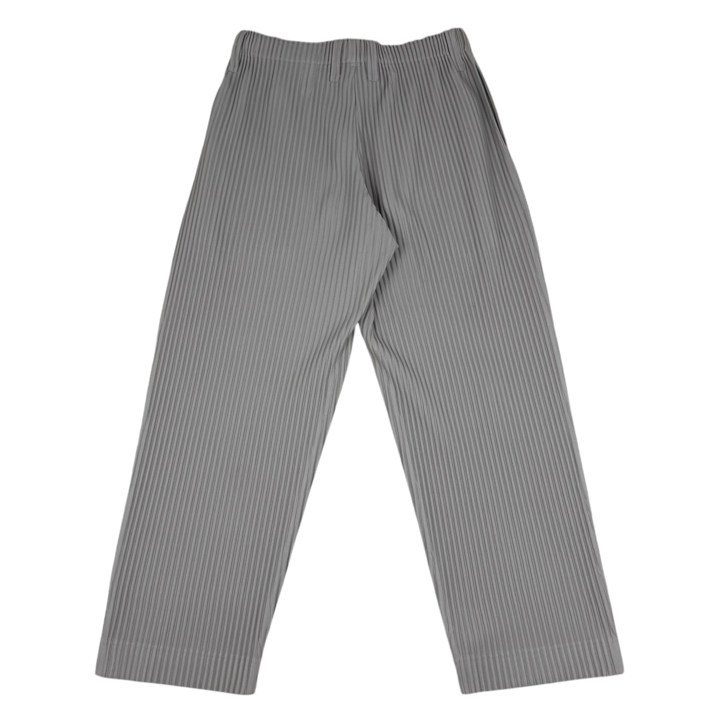 Issey Miyake Homme Plissé Pleated Trousers Grey (Size 2) thumbnail 3