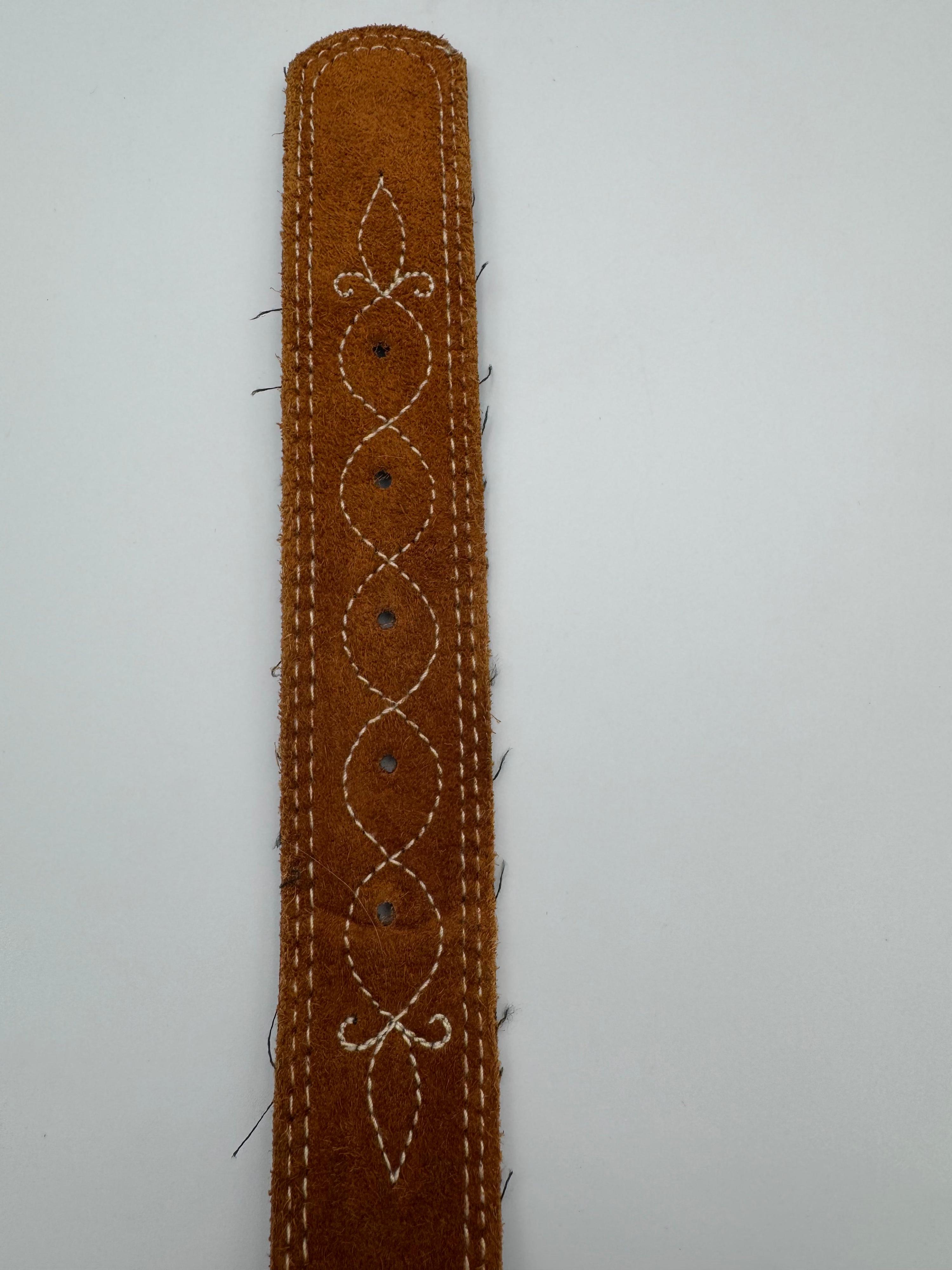 Harris & McCall tan western belt - size L thumbnail 7