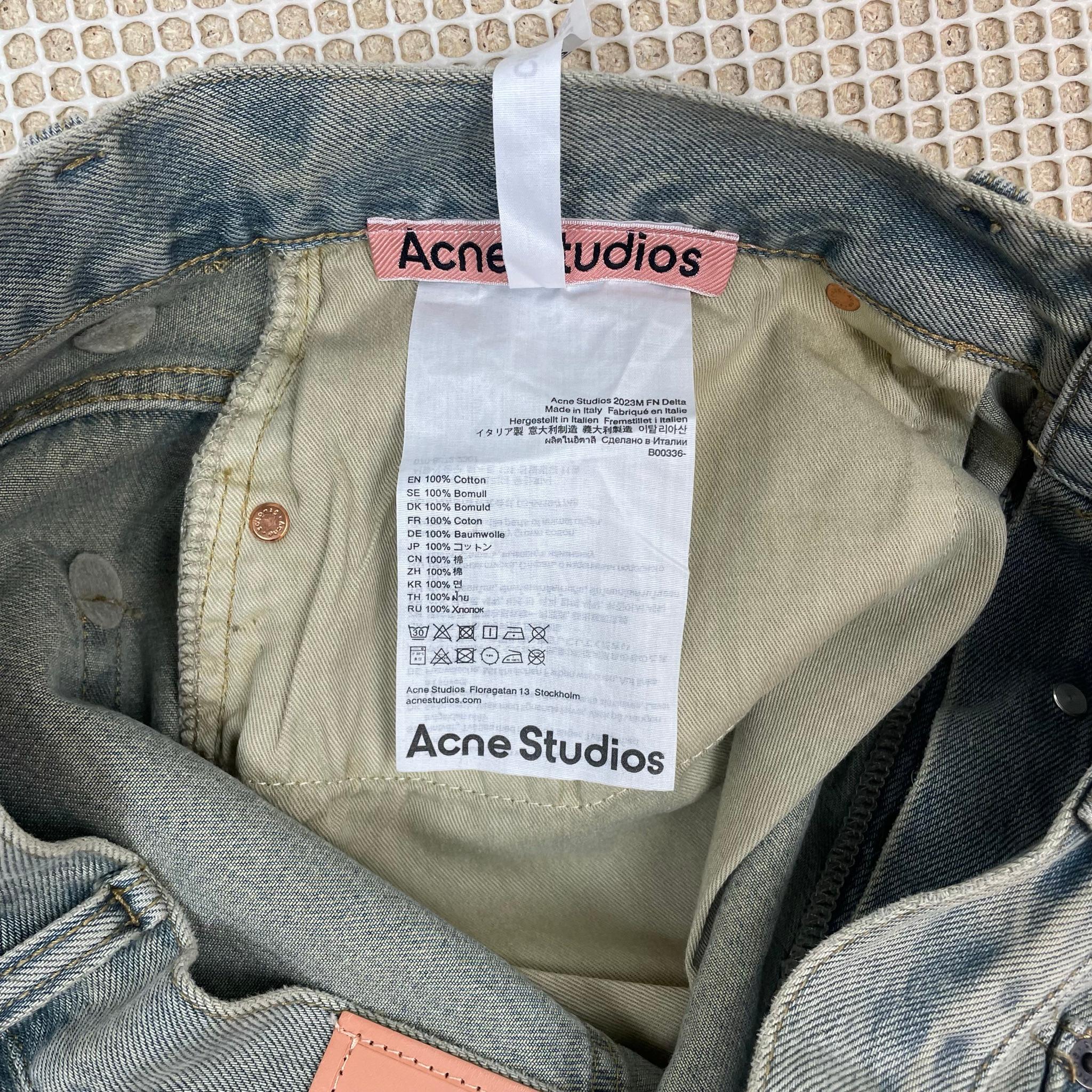 Acne Studios 2023M FN Delta Jeans Light Blue (Size 50) thumbnail 5