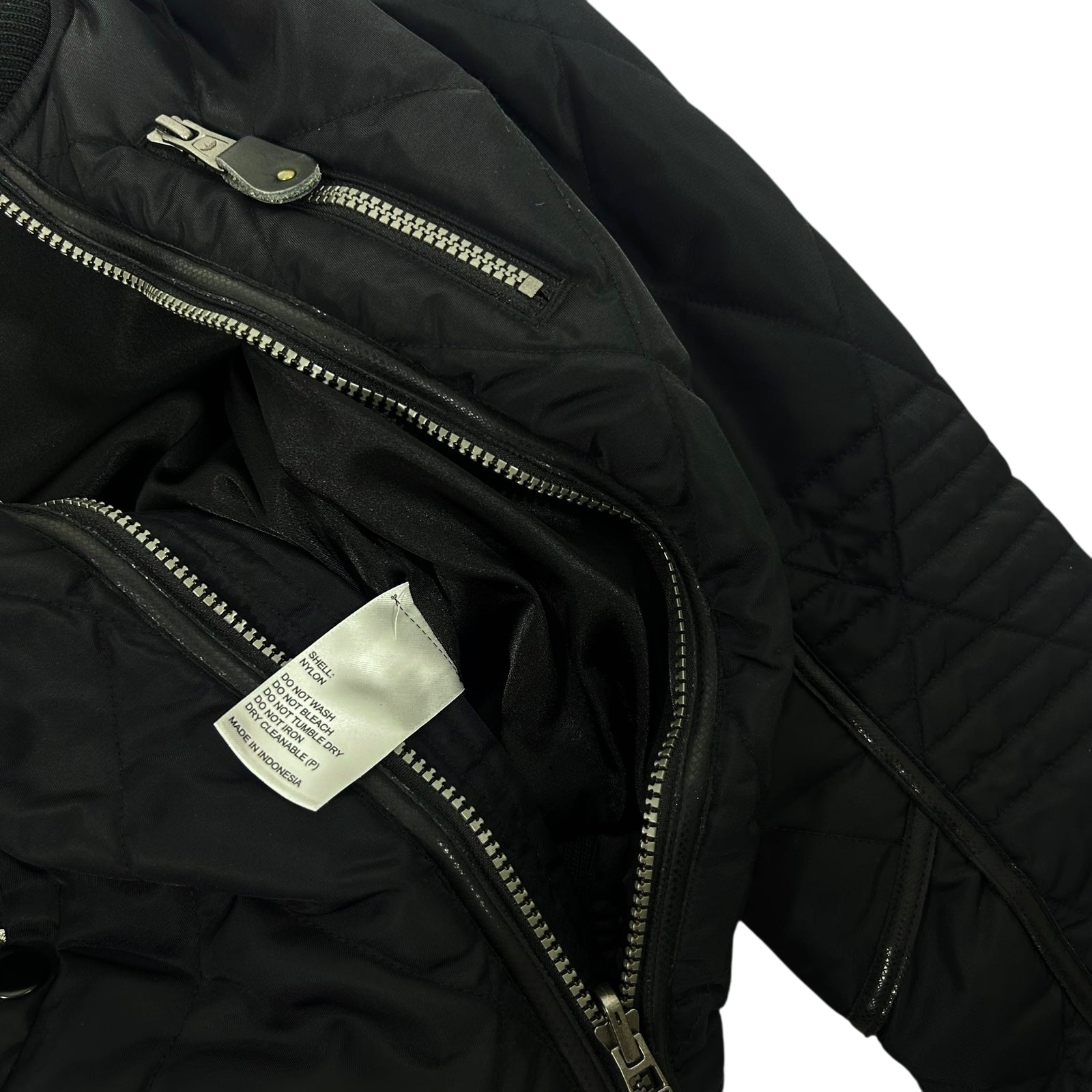 Rare Adidas x Jeremy Scott Quilted Bomber Jacket Black (Size S Womens) thumbnail 5