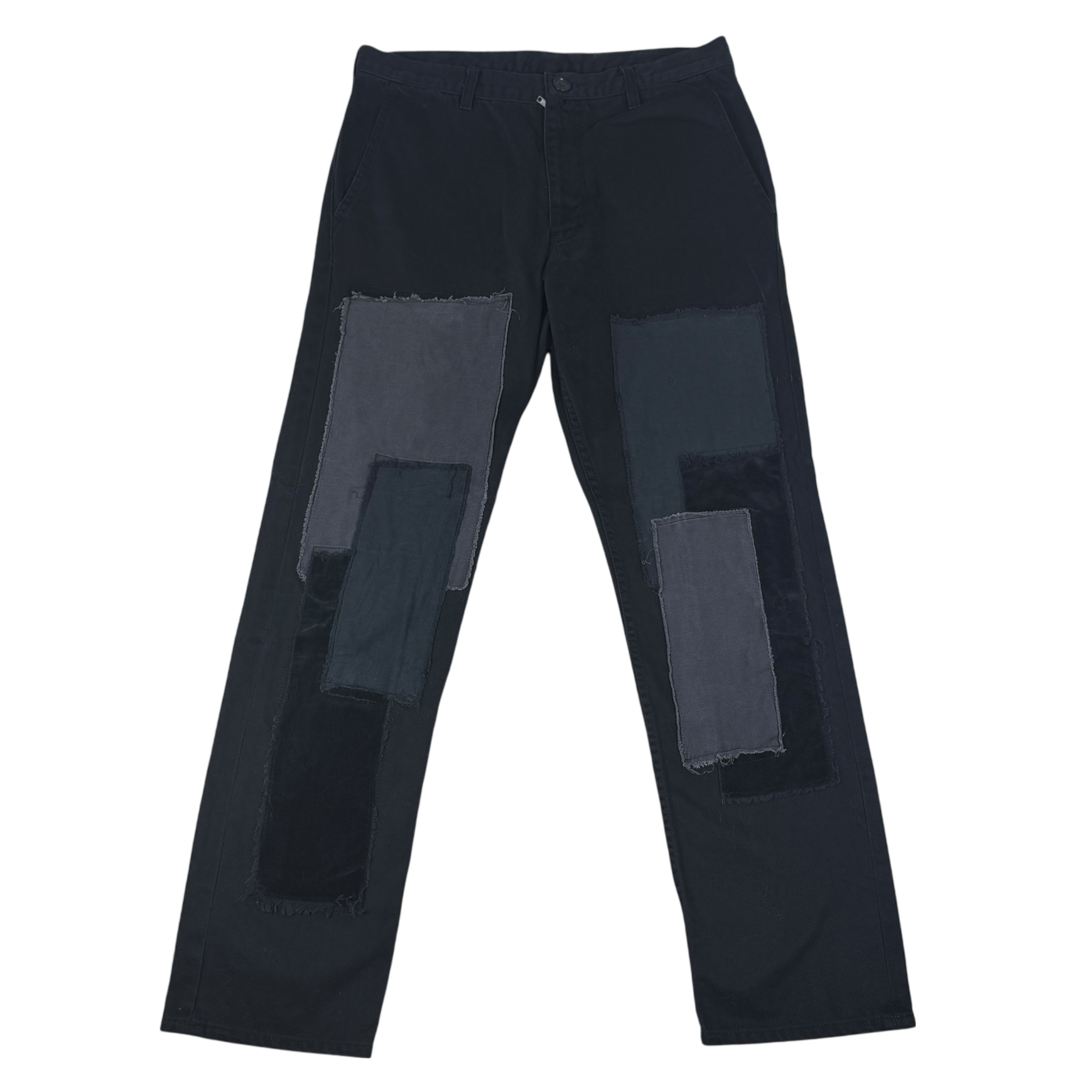 Comme Des Garçons BLACK AD2009 Patchwork Jeans Black (Size S)