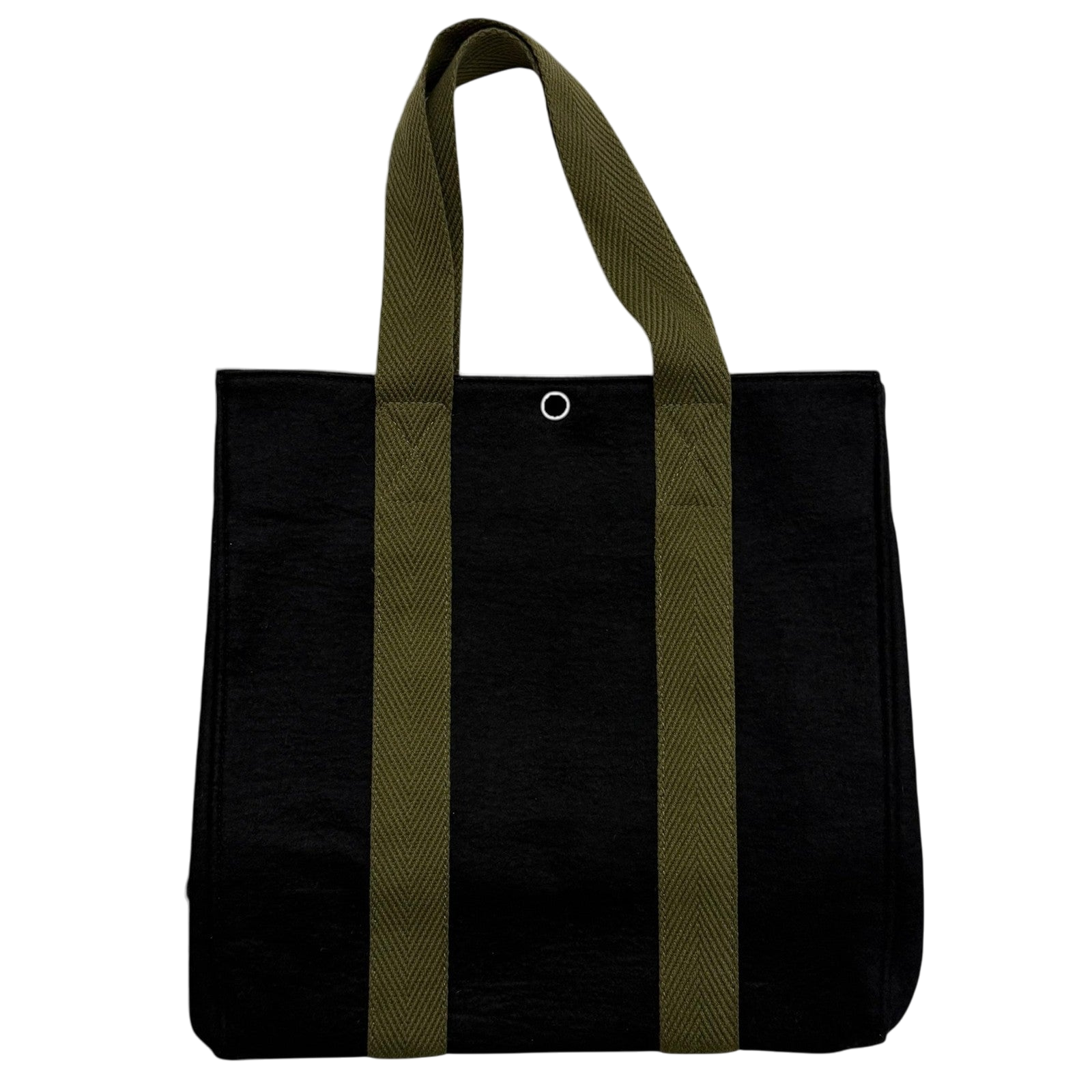 Comme Des Garçons Tricot Wool Blend Tote Bag Black/Green