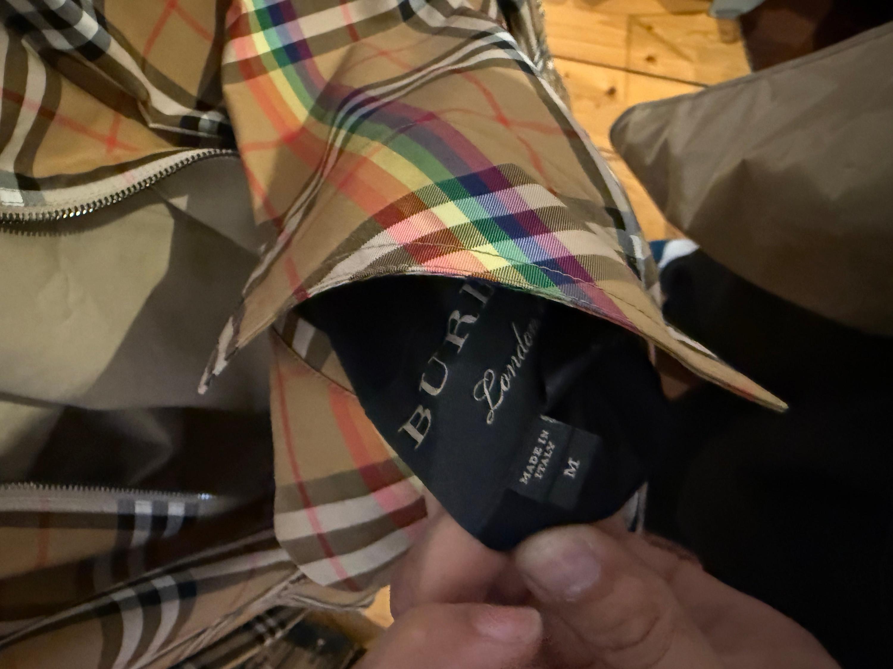 Burberry SS18 Reversible Rainbow Nova Check Harrington Jacket (Size M) thumbnail 2