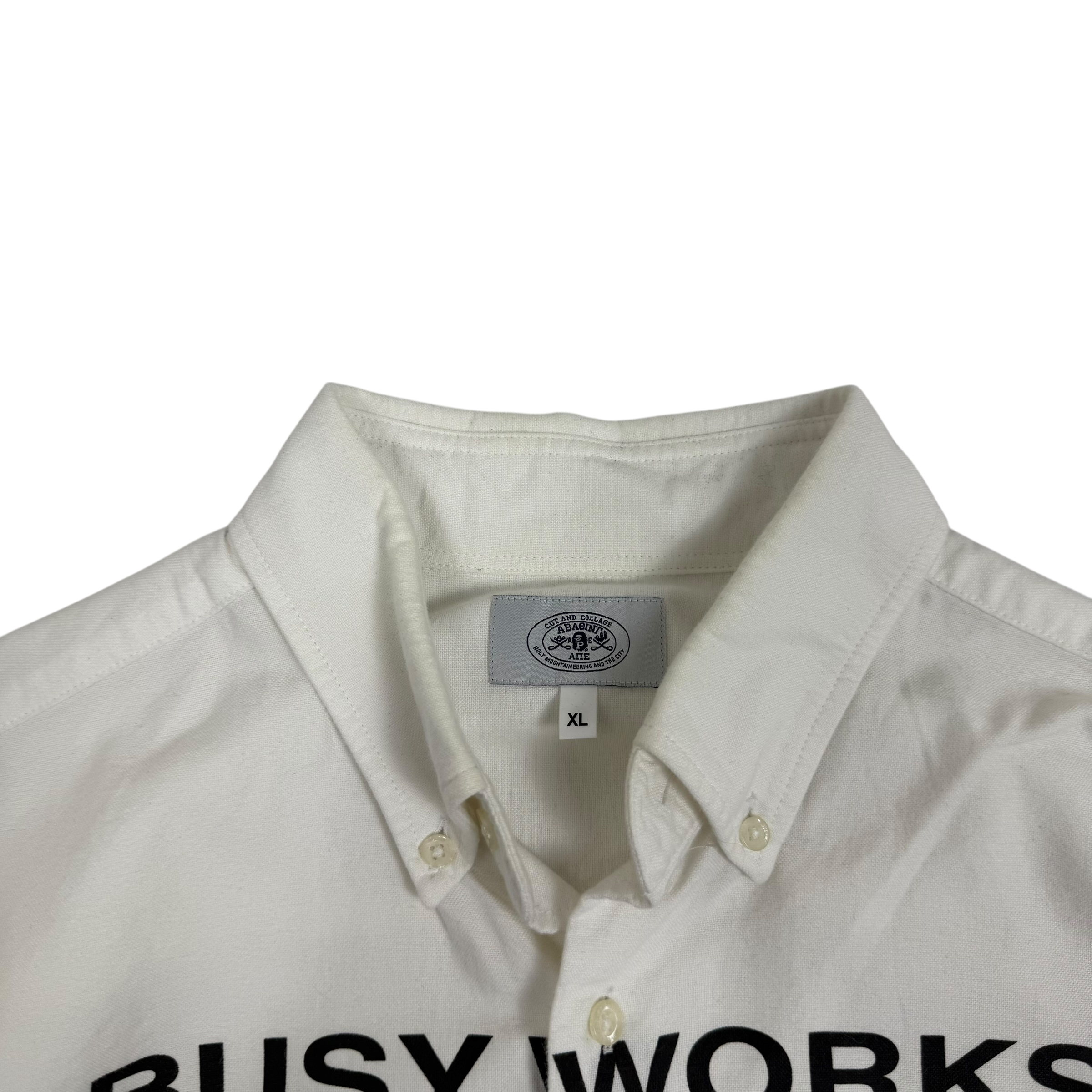 A Bathing Ape (Bape) Busy Works Transit Authority Shirt White (Fits L-XL) thumbnail 3