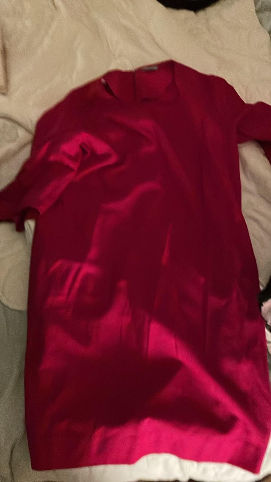 Cos Hot Pink Wool Dress 12