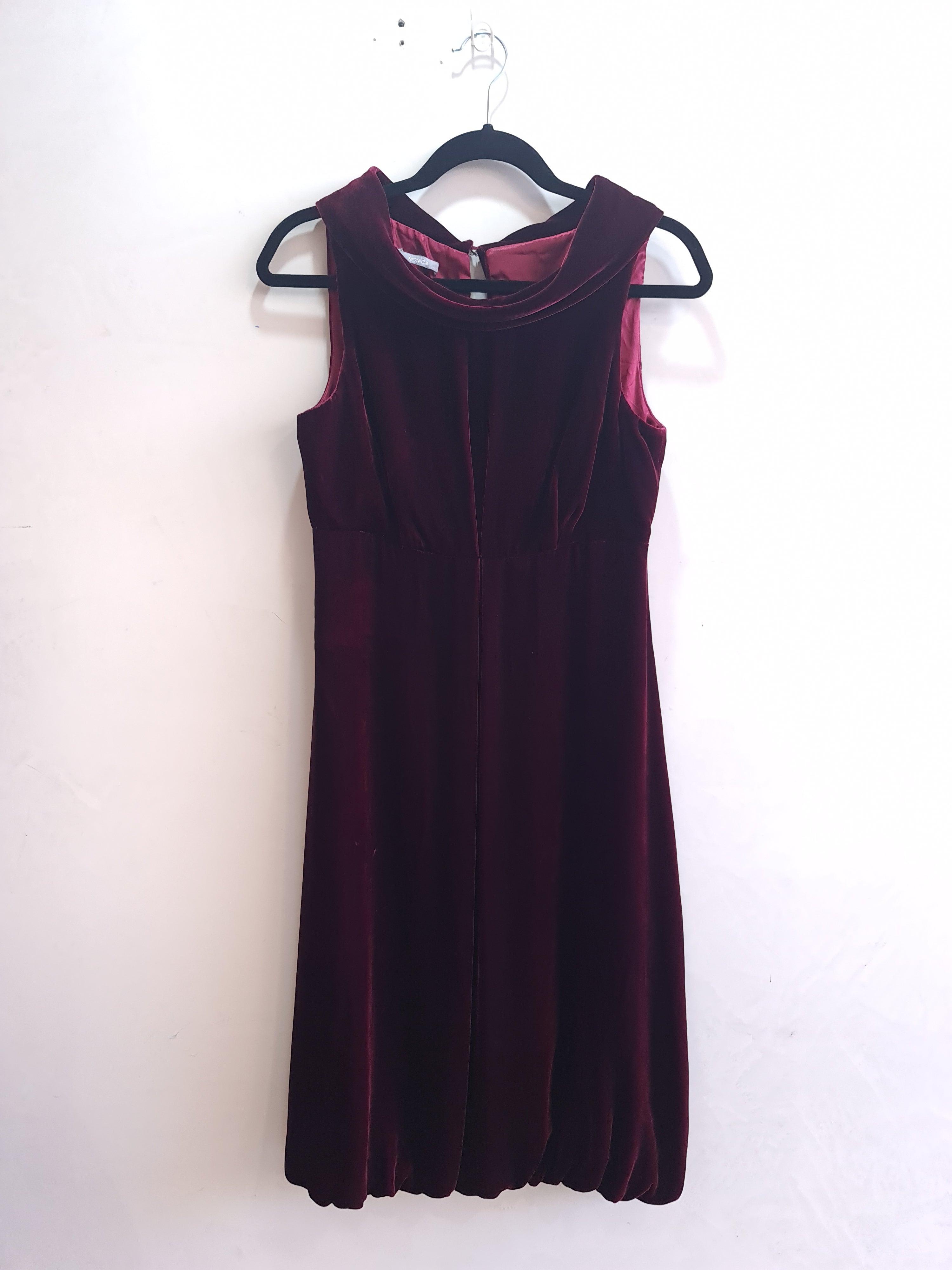 Vintage Monica Velvet Dress - size S