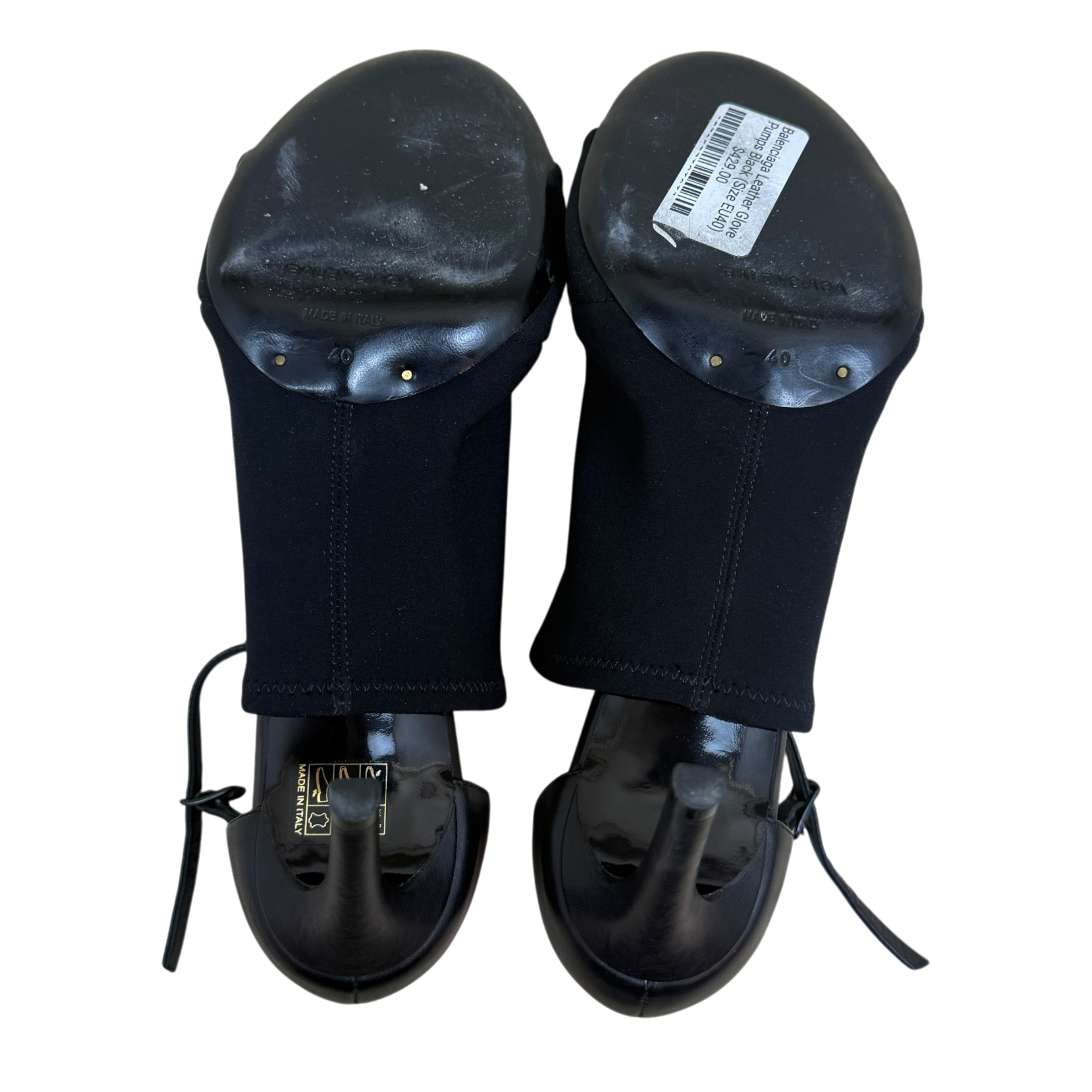 Balenciaga Leather Glove Pumps Black (Size EU40) thumbnail 5