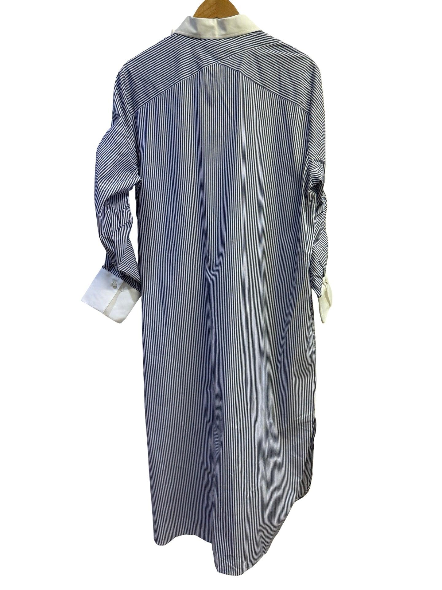 Husk Blue Stripe Dress 16 NWT thumbnail 2
