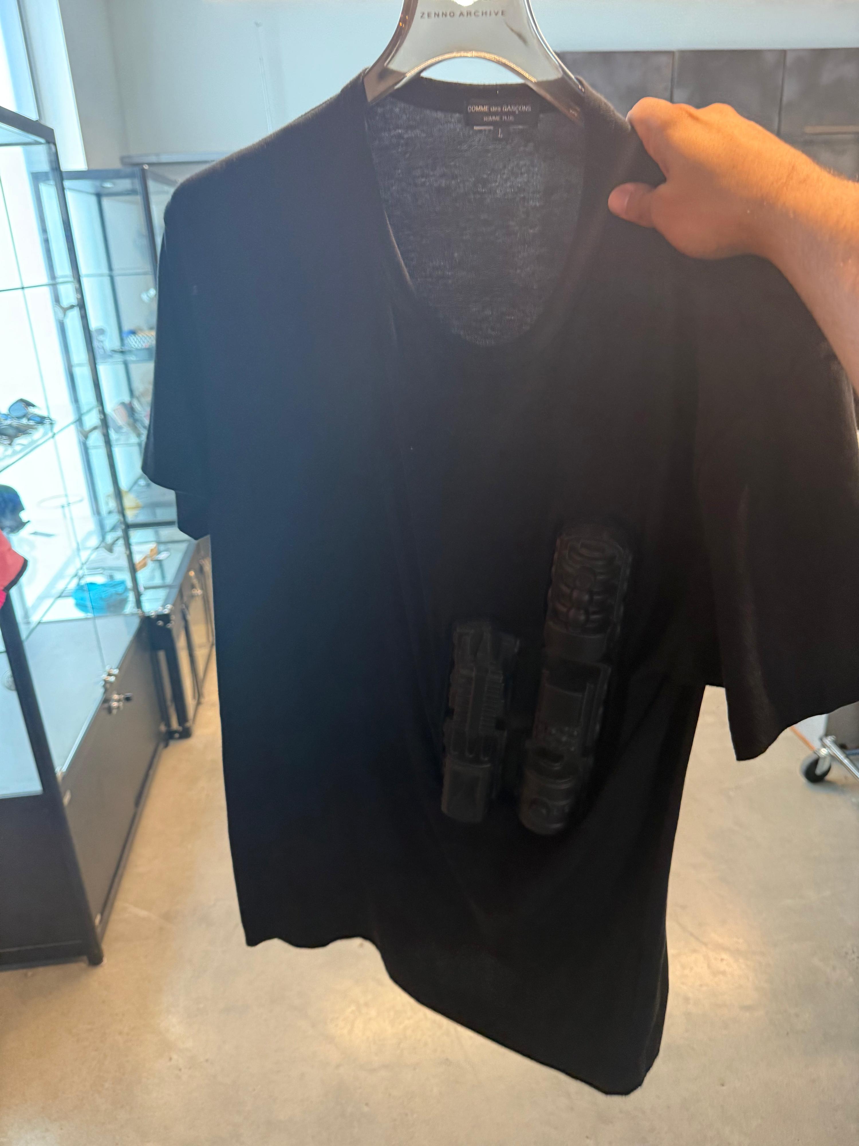 Comme Des Garçons (CDG) Homme Plus AD2017 Rubber Block T-Shirt (Size L)