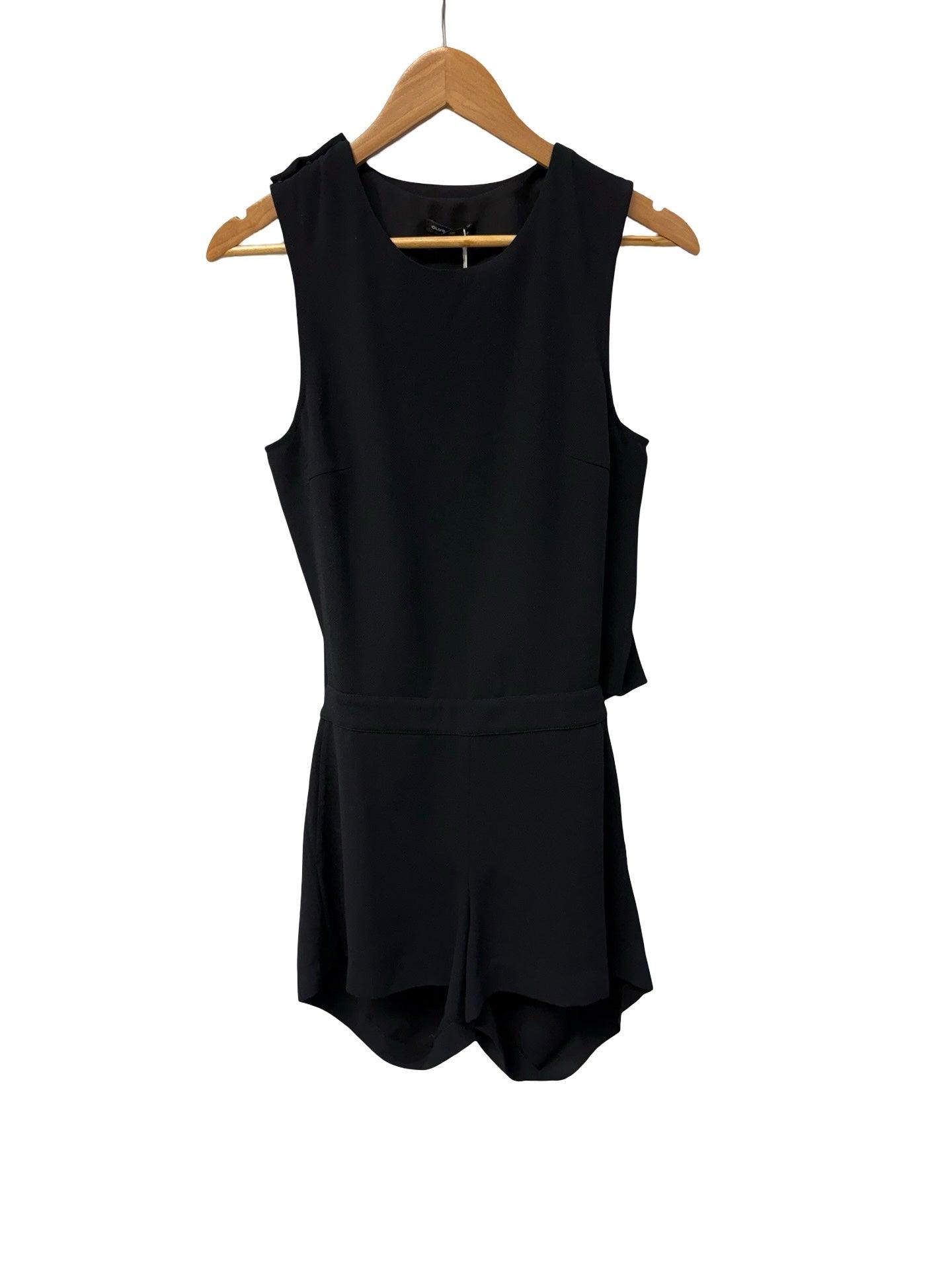Club Monaco Black Shorts Jumpsuit US4