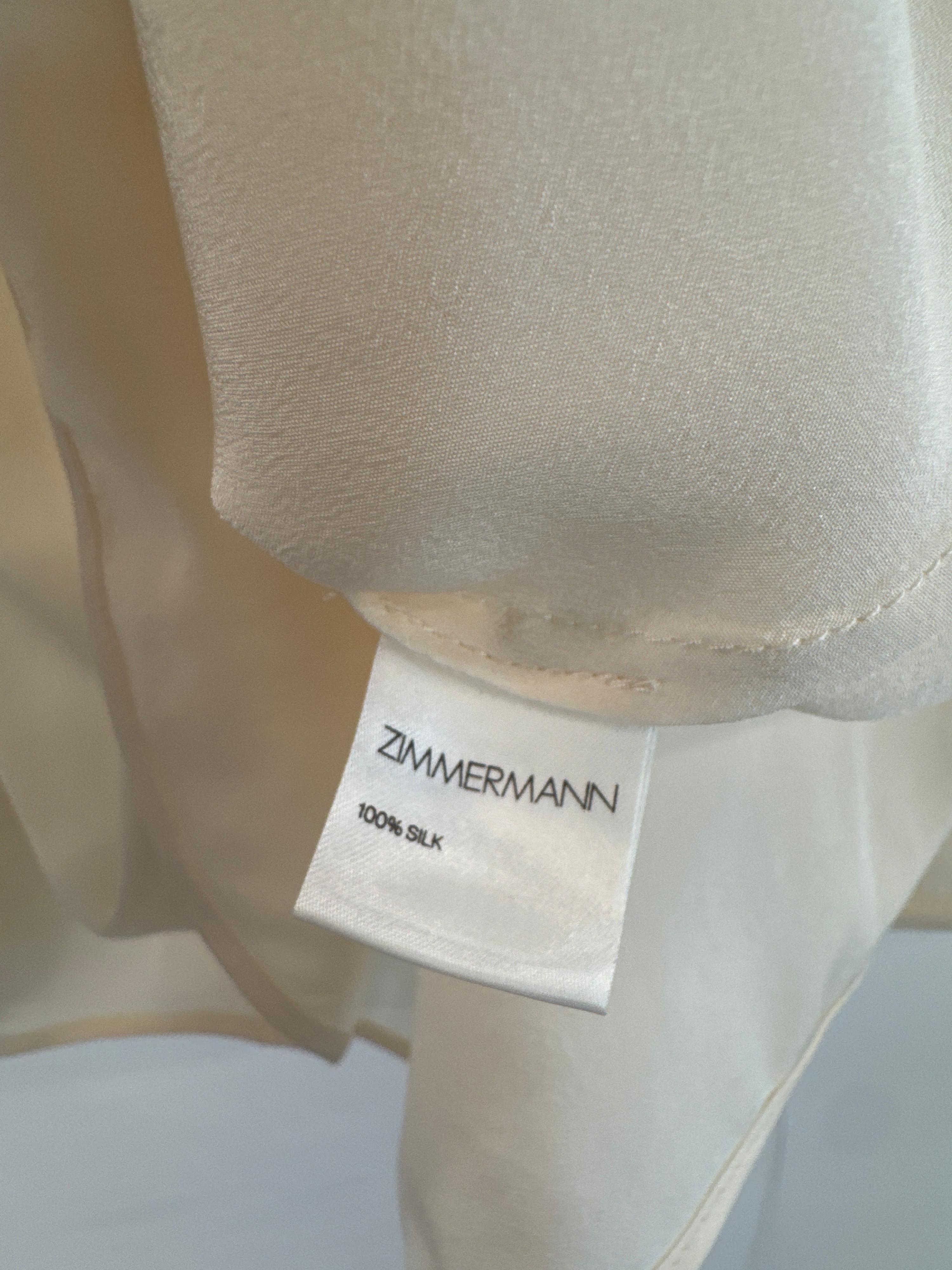 Zimmermann Ivory Silk Blouse NWT - Size 0 thumbnail 6