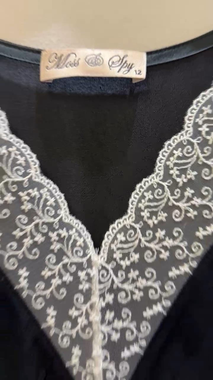 Moss & Spy Black Lace Dress 12 thumbnail 4