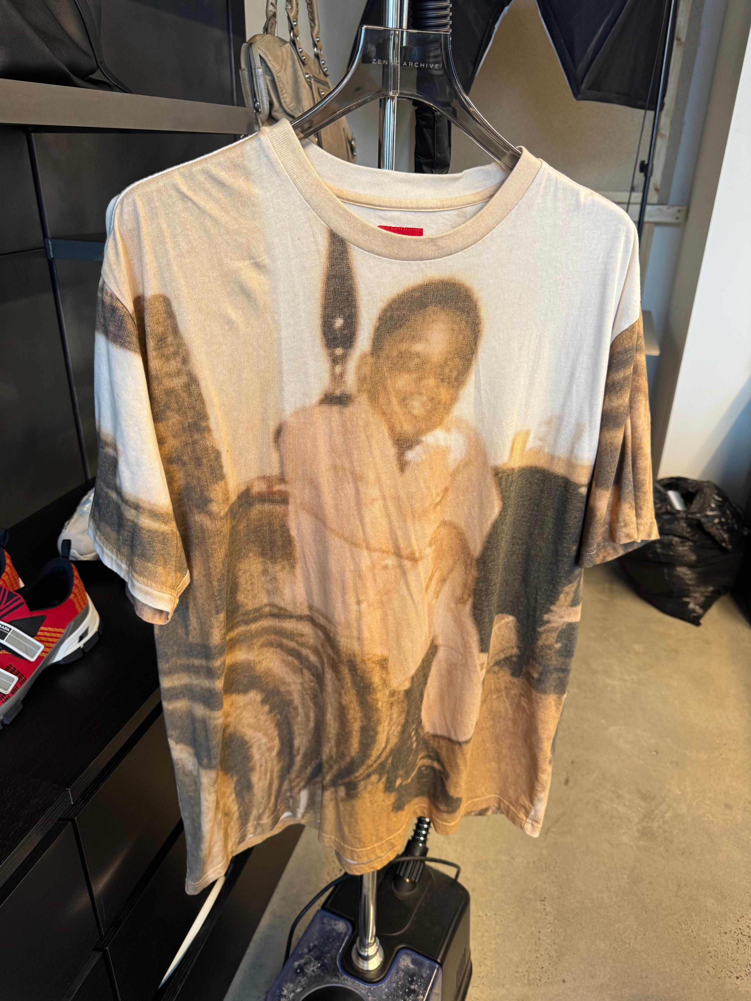 Supreme SS21 Biggie Smalls T-Shirt Brown/White (Size XL)