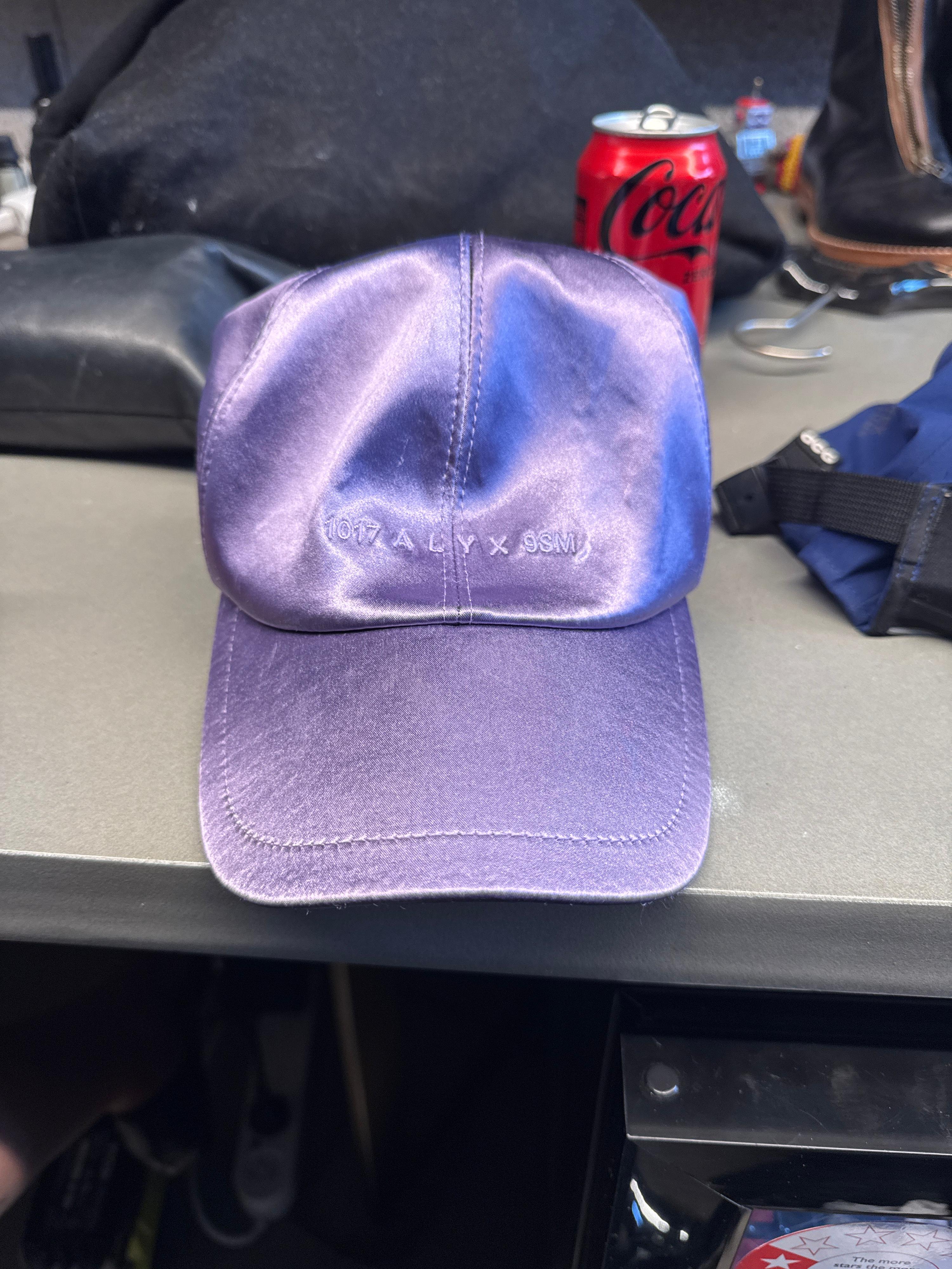 1017 Alyx Satin Baseball Cap Purple