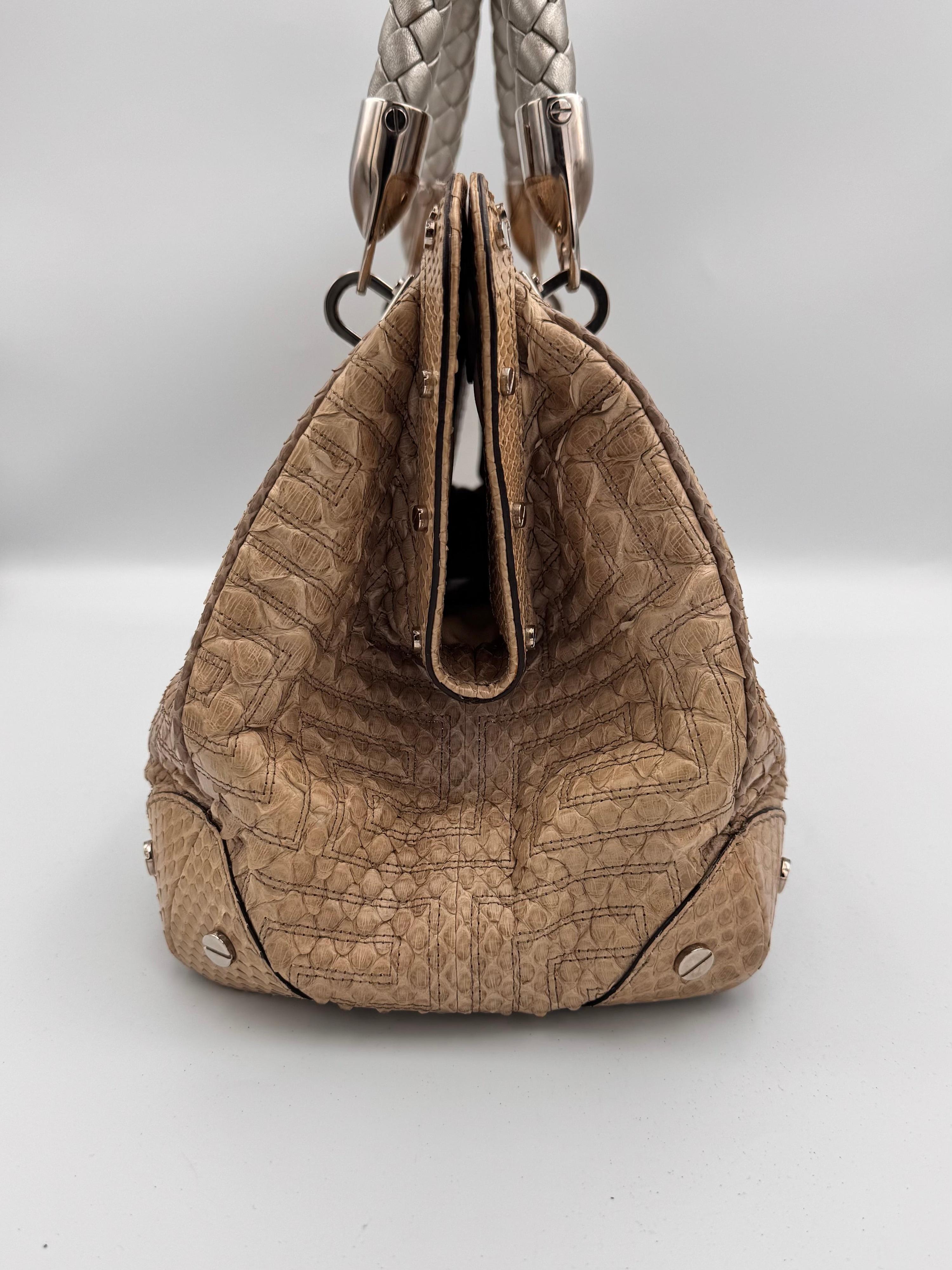 Vintage Gianni Versace Python Handbag thumbnail 9