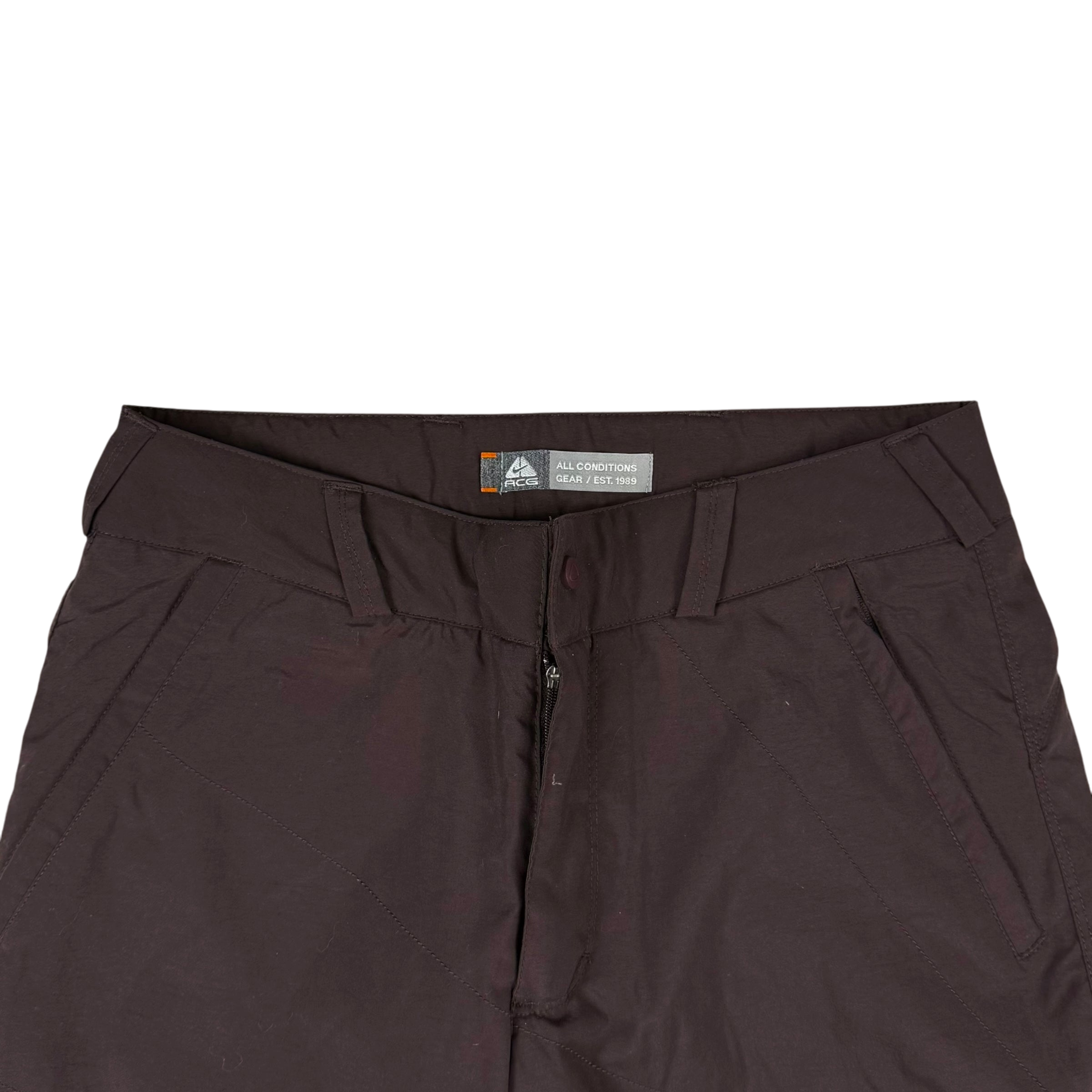 Nike ACG 00s Womens Insulated Cargo Pants Brown (Size 6) thumbnail 3