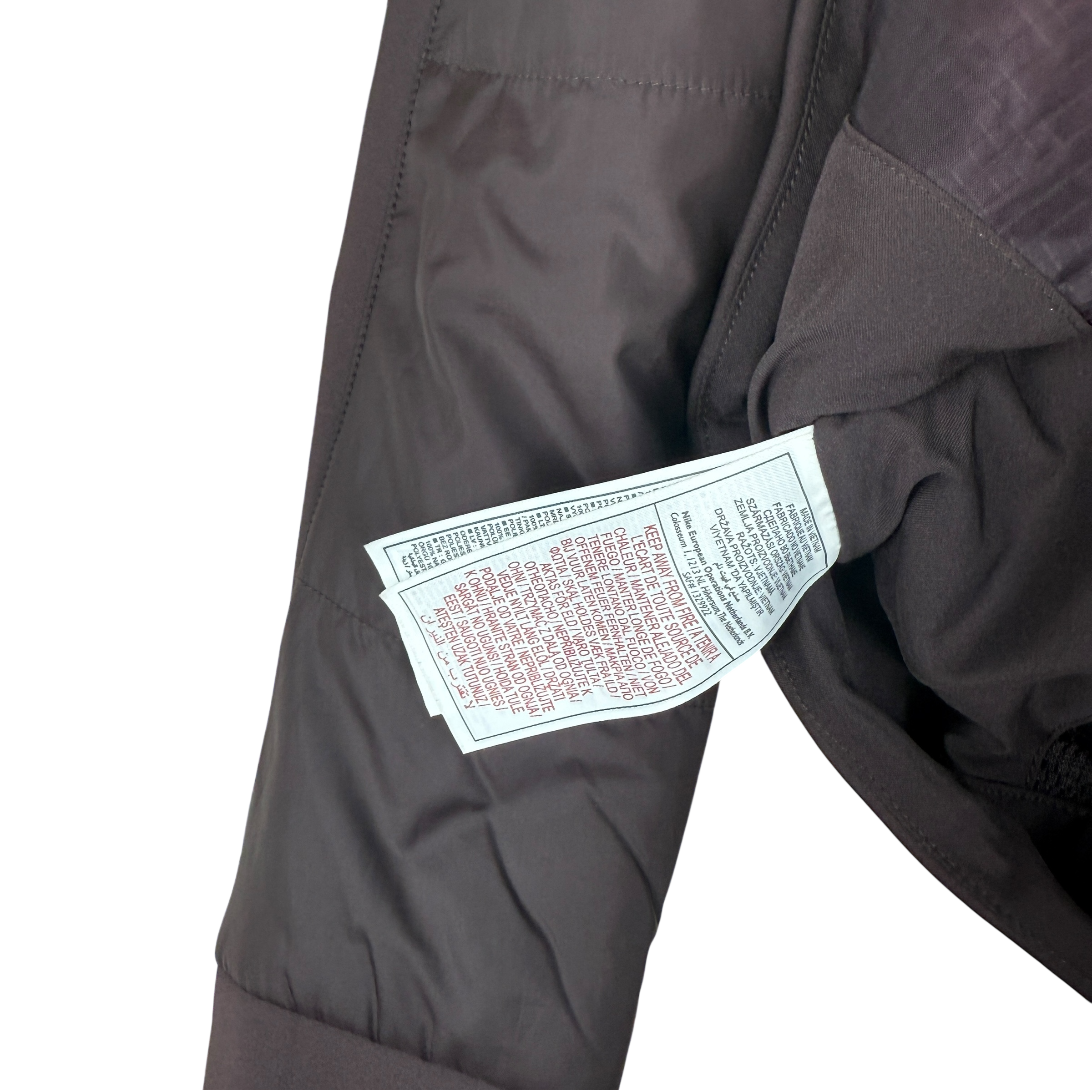 Nike ACG 00s 2-in-1 Insulated Softshell Jacket Burgundy (Womens XS) thumbnail 8