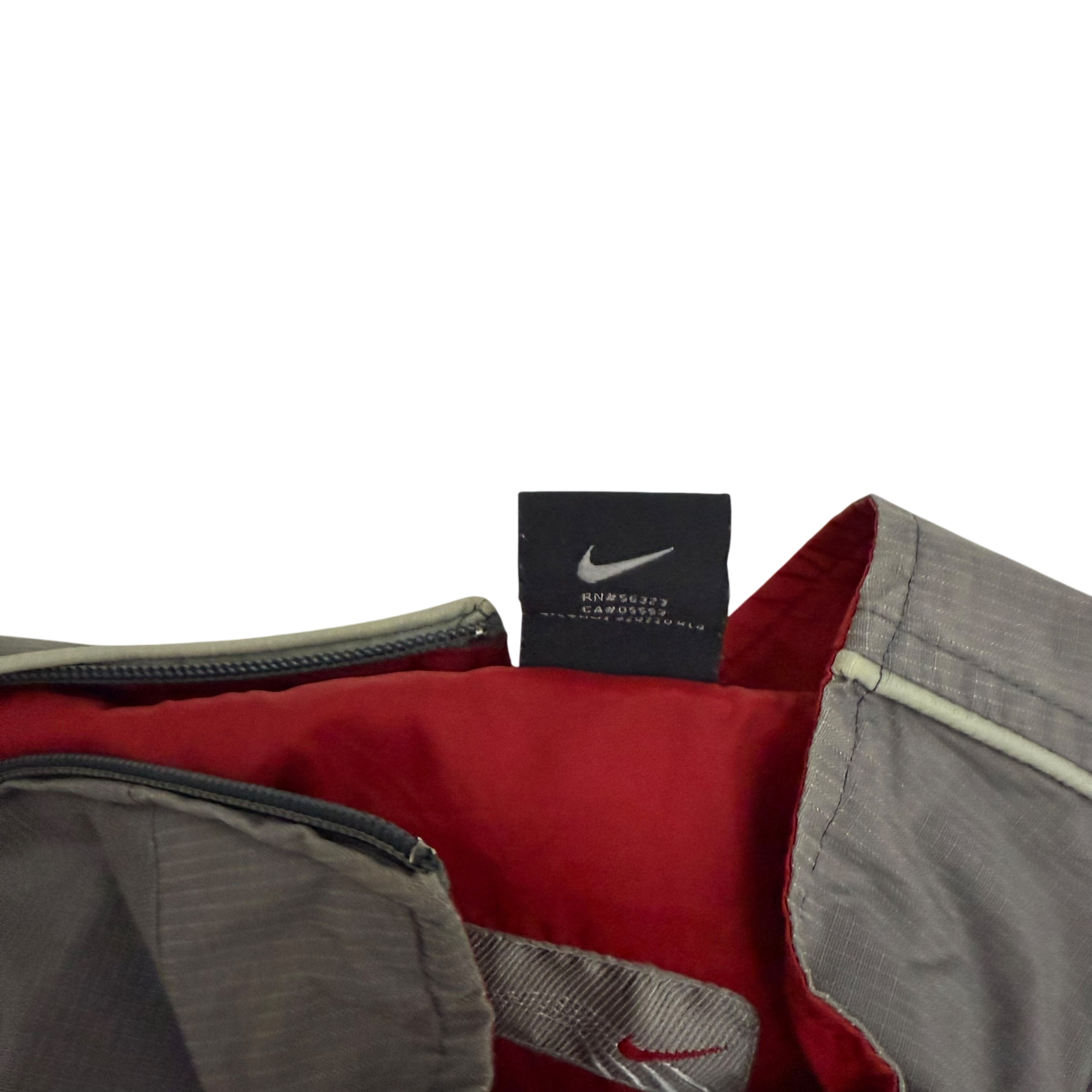 Nike Hex 00s Asymmetric Shoulder Zip Jacket Grey/Red (Size M) thumbnail 5