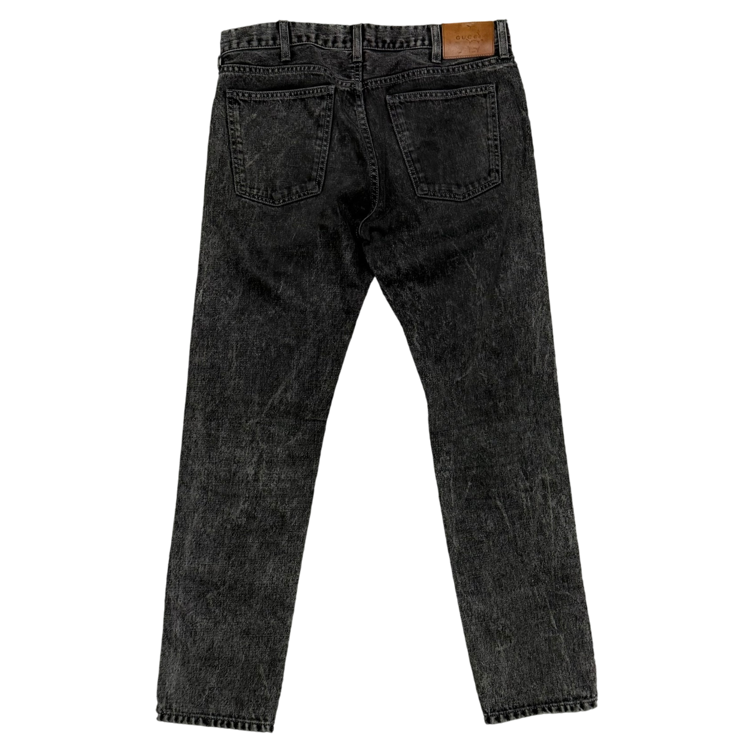 Gucci Washed Black Slim Fit Jeans (Size 32”) thumbnail 3