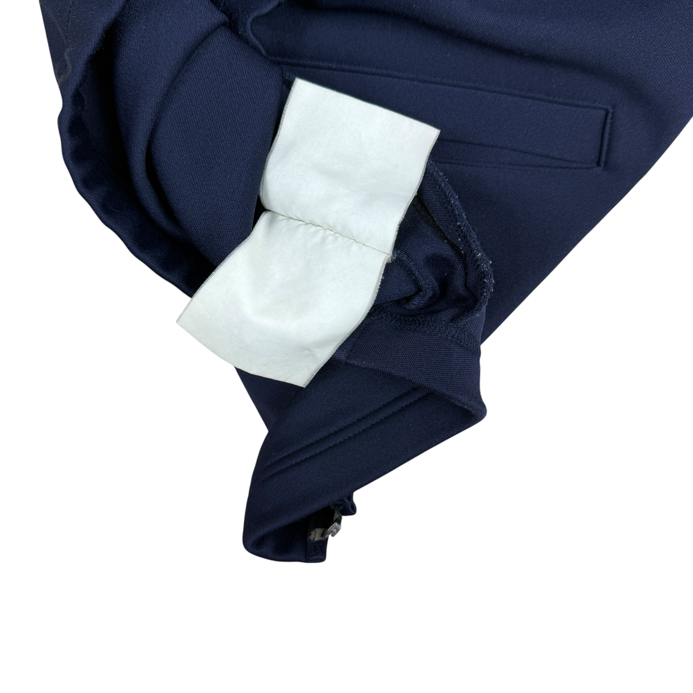 Comme Des Garçons Homme Plus 2004 ‘Permission Stop’ Track Jacket Navy/Cream (Fits S-M) thumbnail 5