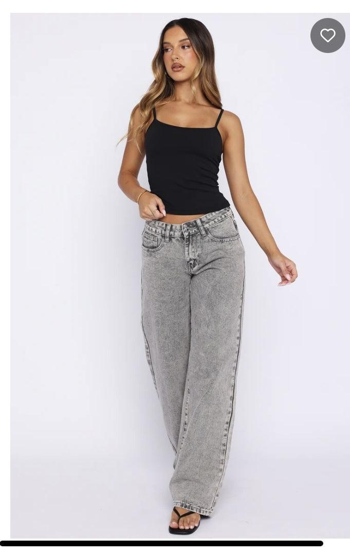 White Fox Black Jeans M