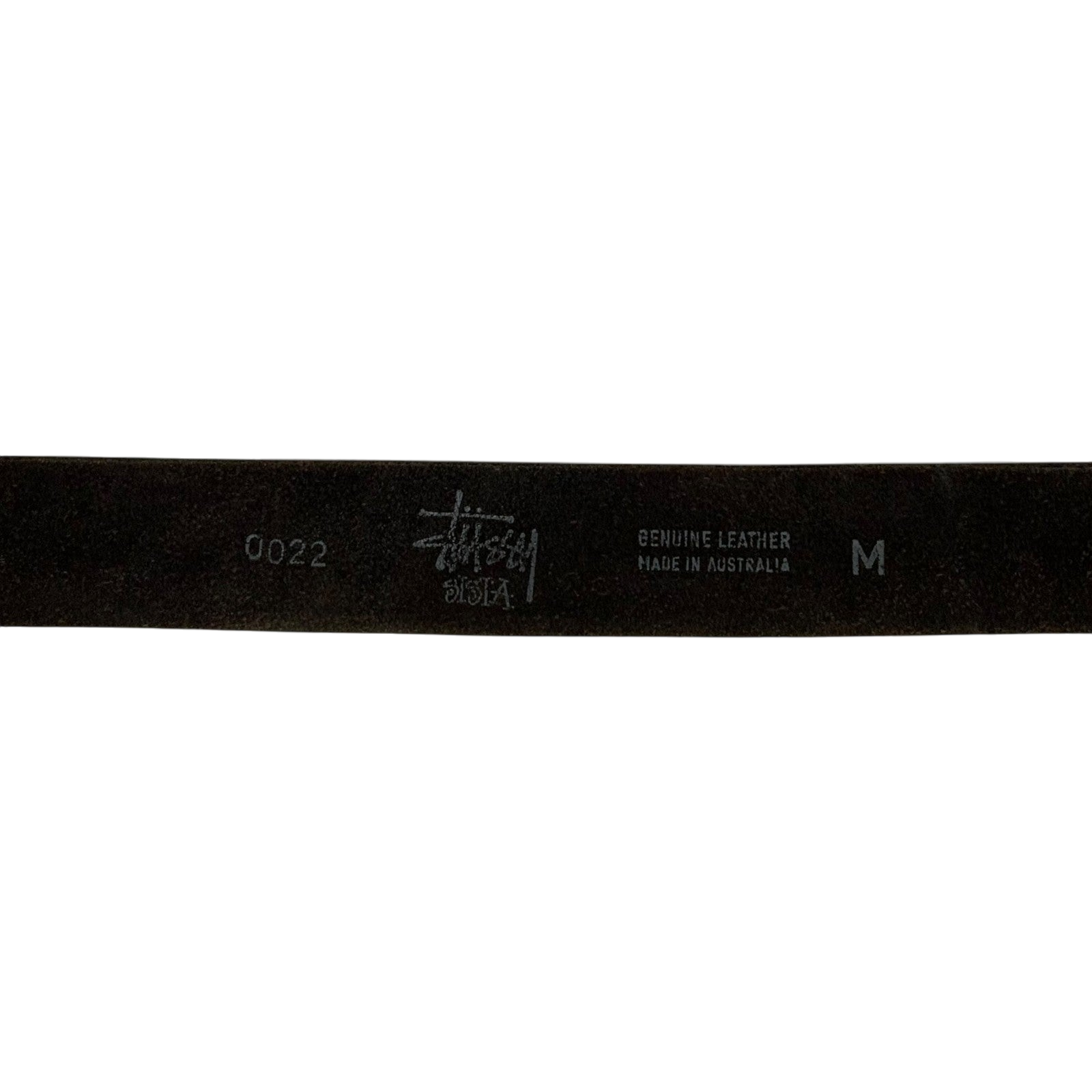 Stussy Vintage 90s Sista SS Logo Leather Belt Black (Made in Aus) (Size M) thumbnail 4