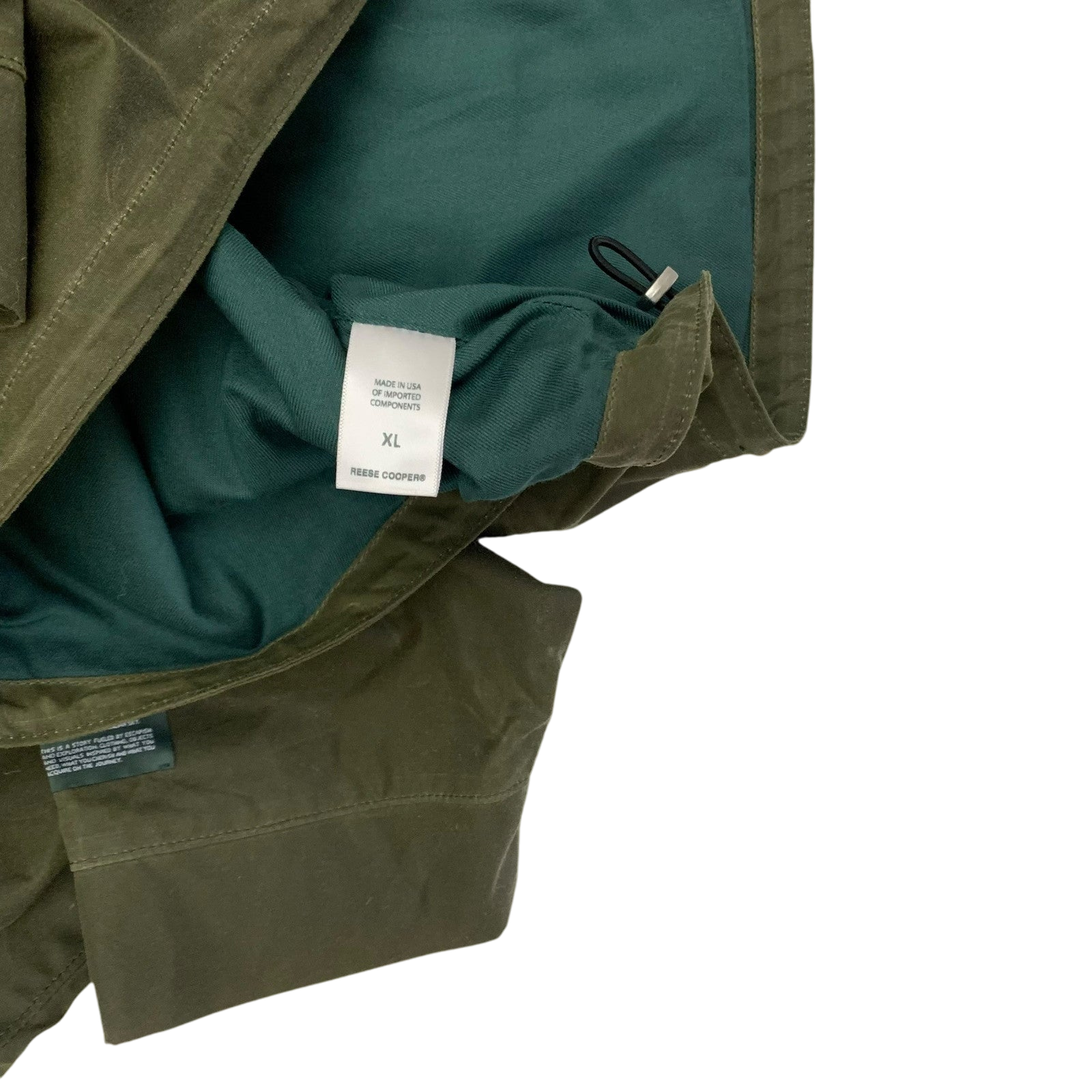 Reese Cooper FW21 Cropped Wax Jacket Green (Fits L-XL) thumbnail 6