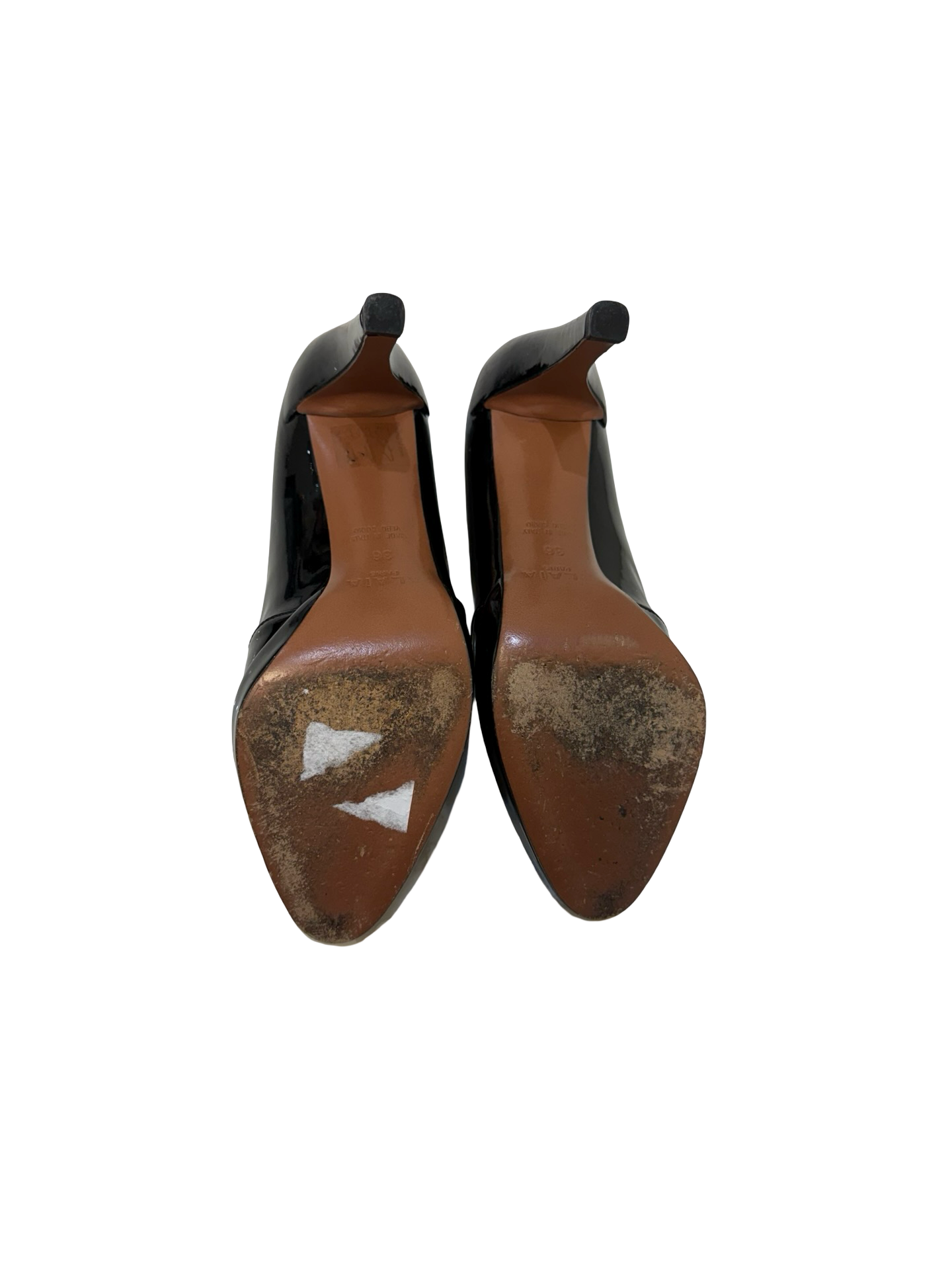 Alaia Black Patent Vintage Pumps 36 WB thumbnail 5