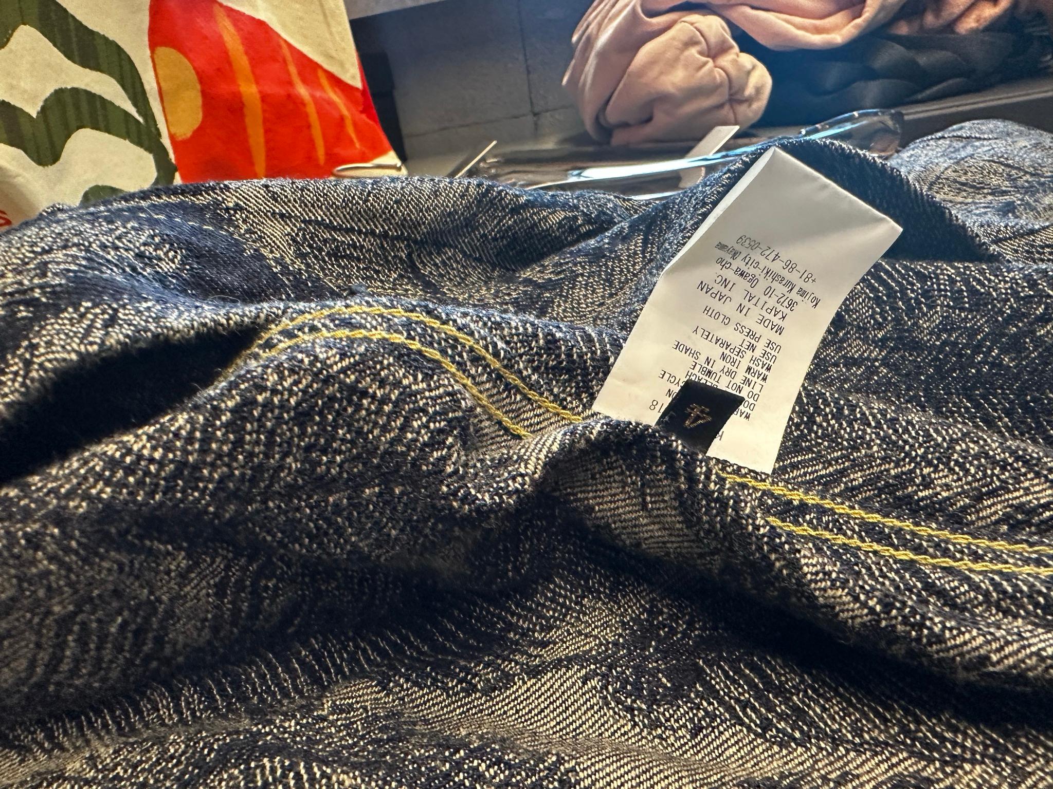 Kapital Feather Jacquard Denim Jacket Indigo (Size 4/L-XL) thumbnail 3