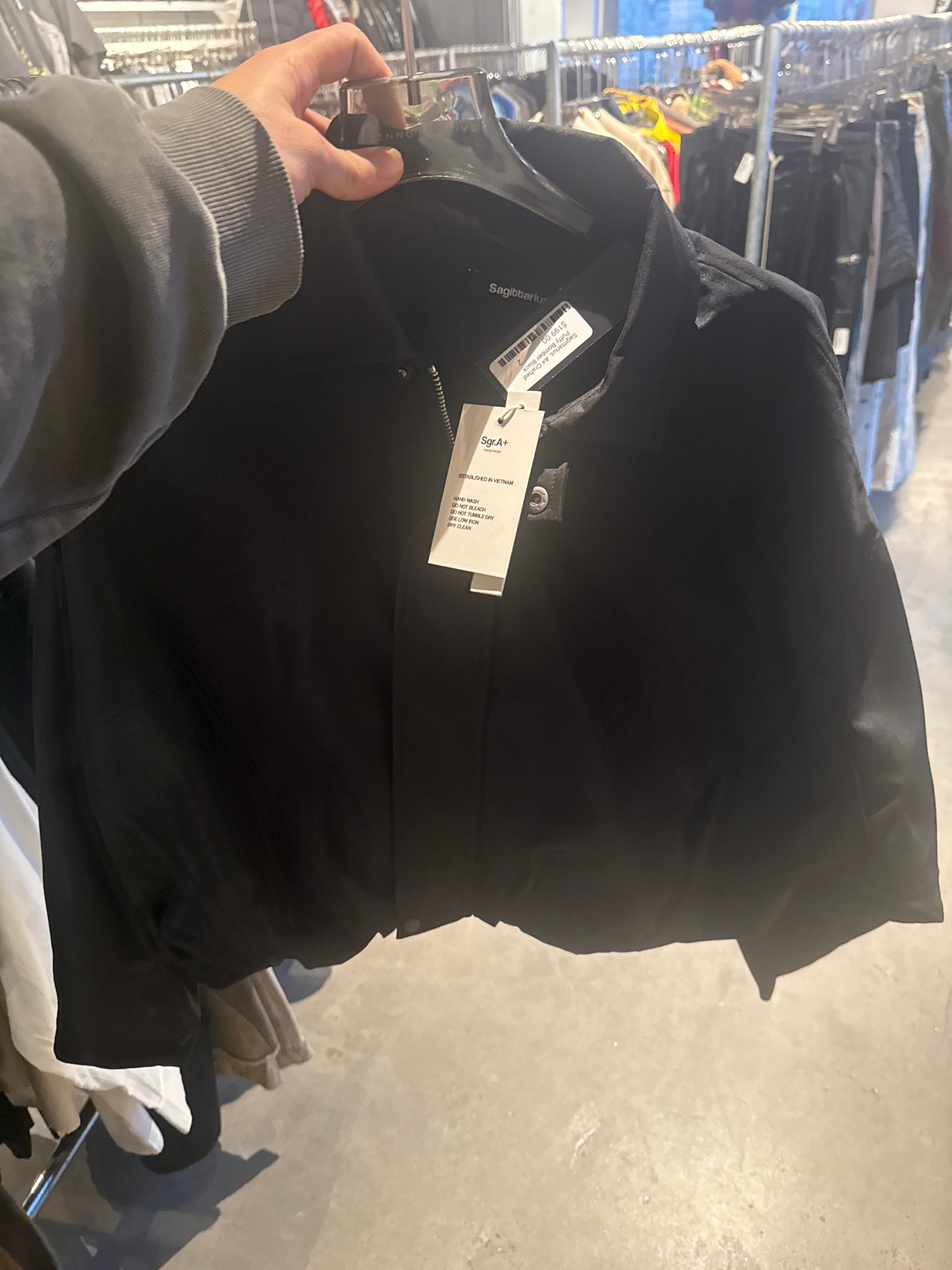 Sagittarius. A+ Crafted Puffy Bomber Black - 1