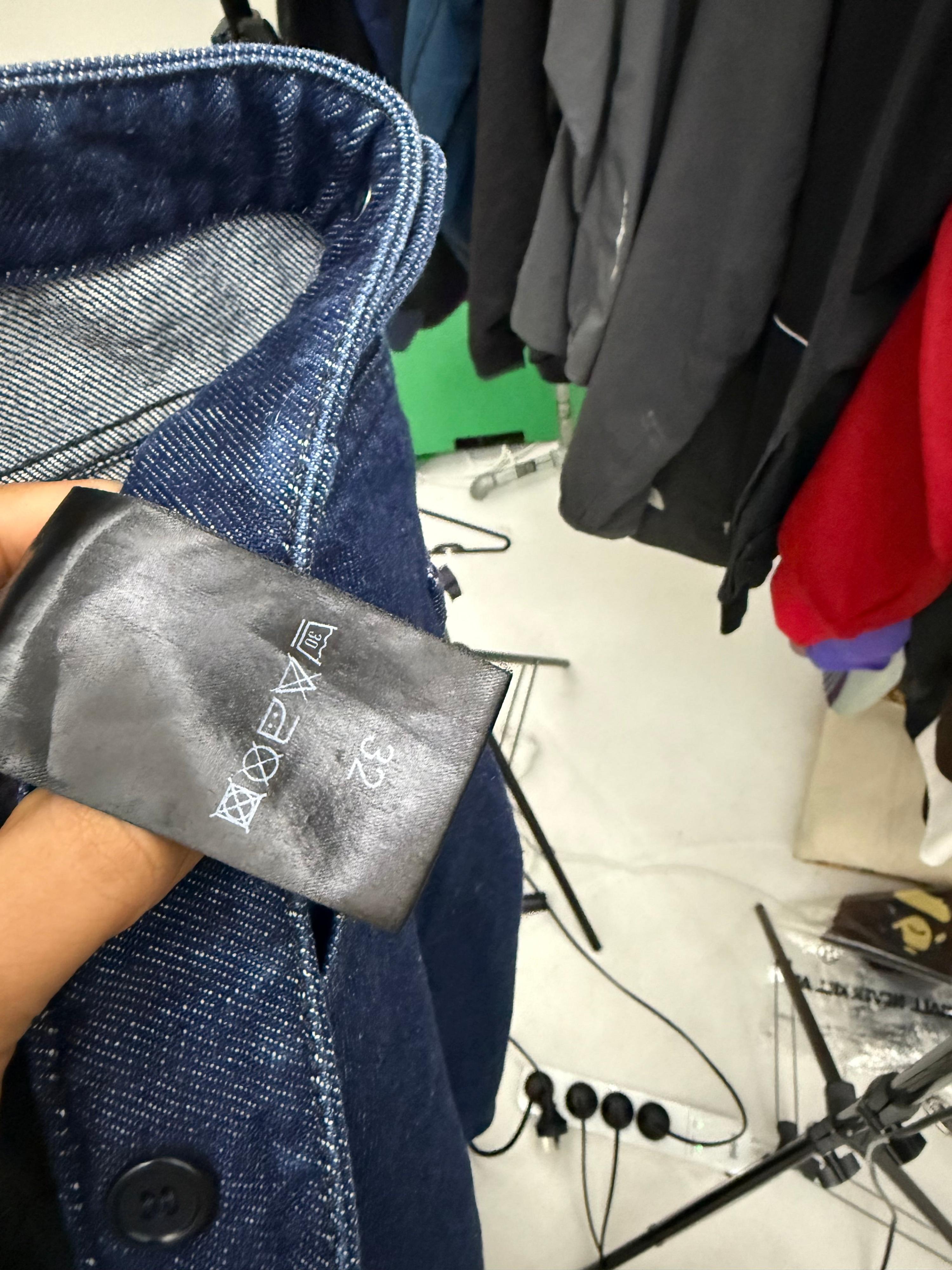 Raf Simons SS18 Replicants Print Denim Shorts (size 32”) thumbnail 2