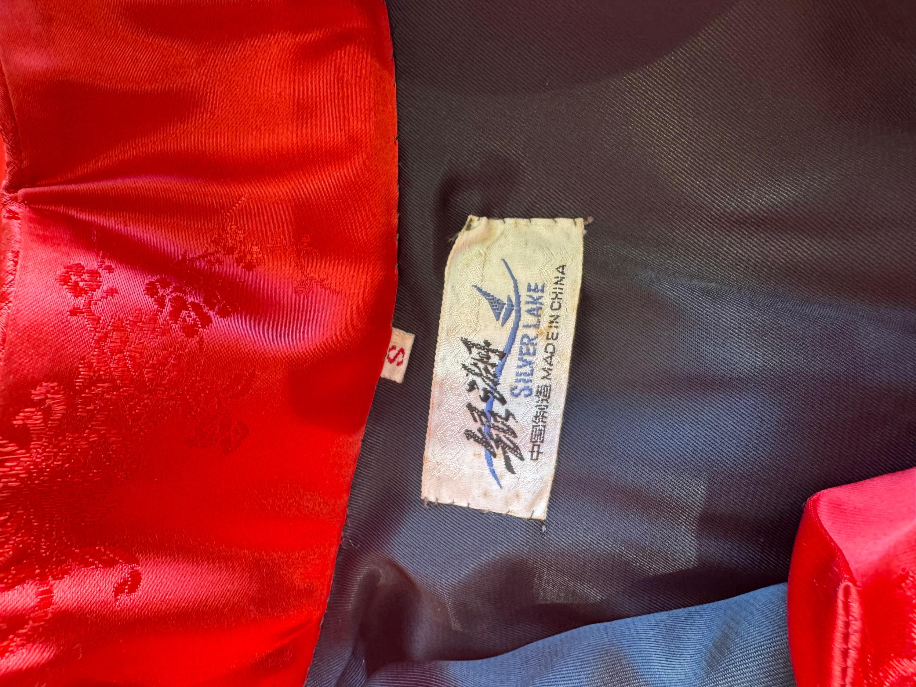 Vintage Silver Lake red Chinese jacket - size S thumbnail 7
