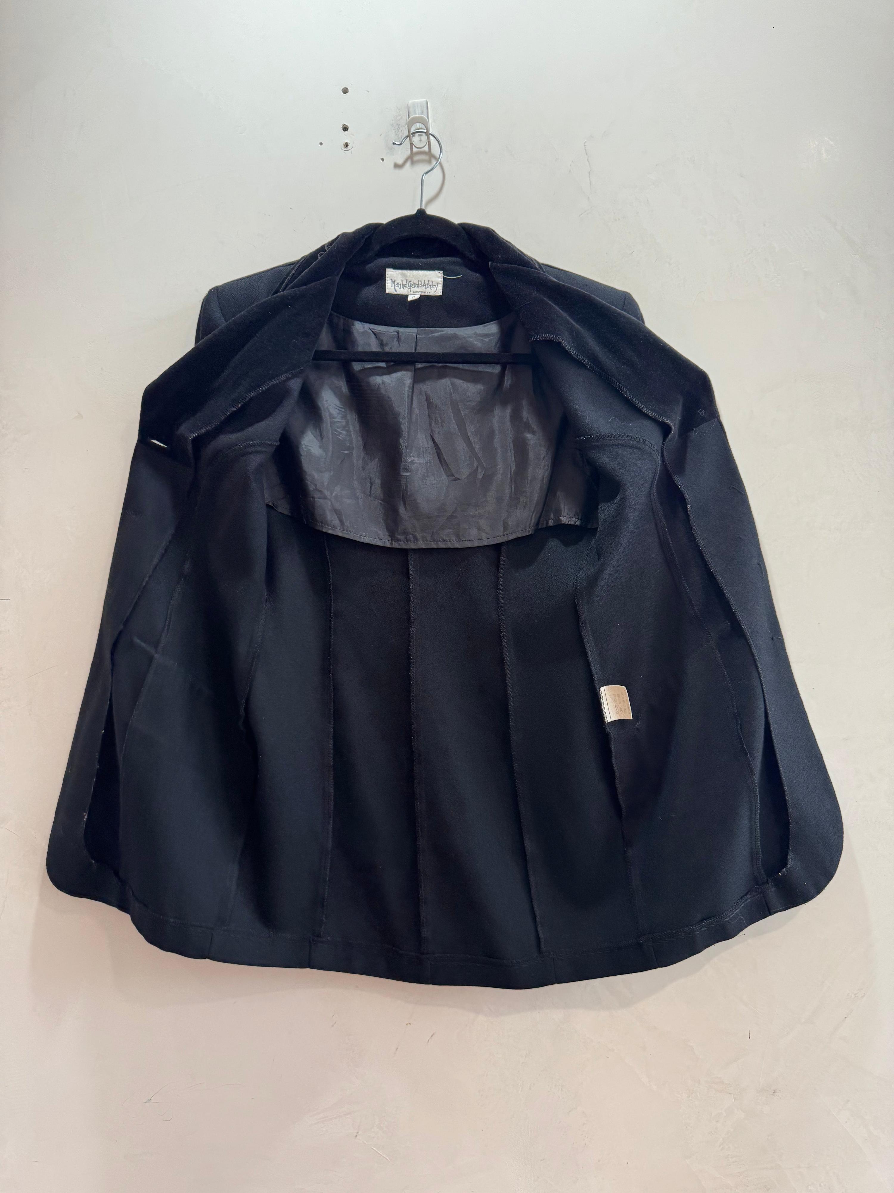 Vintage Marshall Gerald Ashley Black Blazer - size 8 thumbnail 3