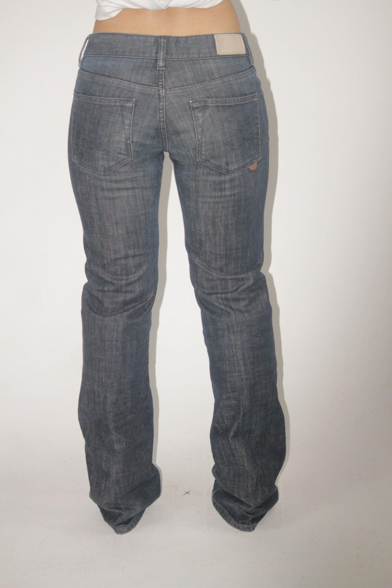 Hugo Boss Dark Wash Bootcut Jeans thumbnail 4