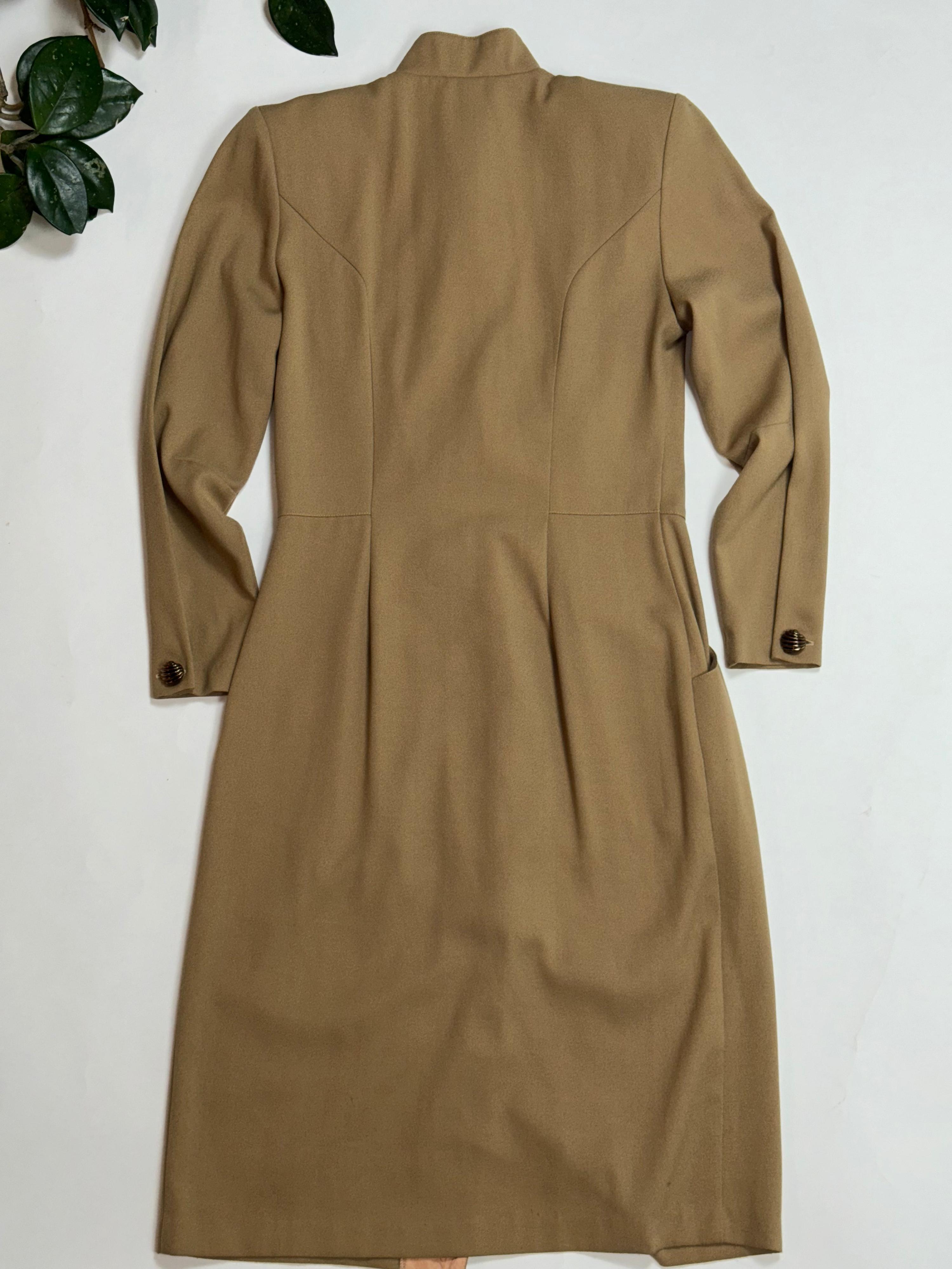 Structured Camel Wool Coat thumbnail 2