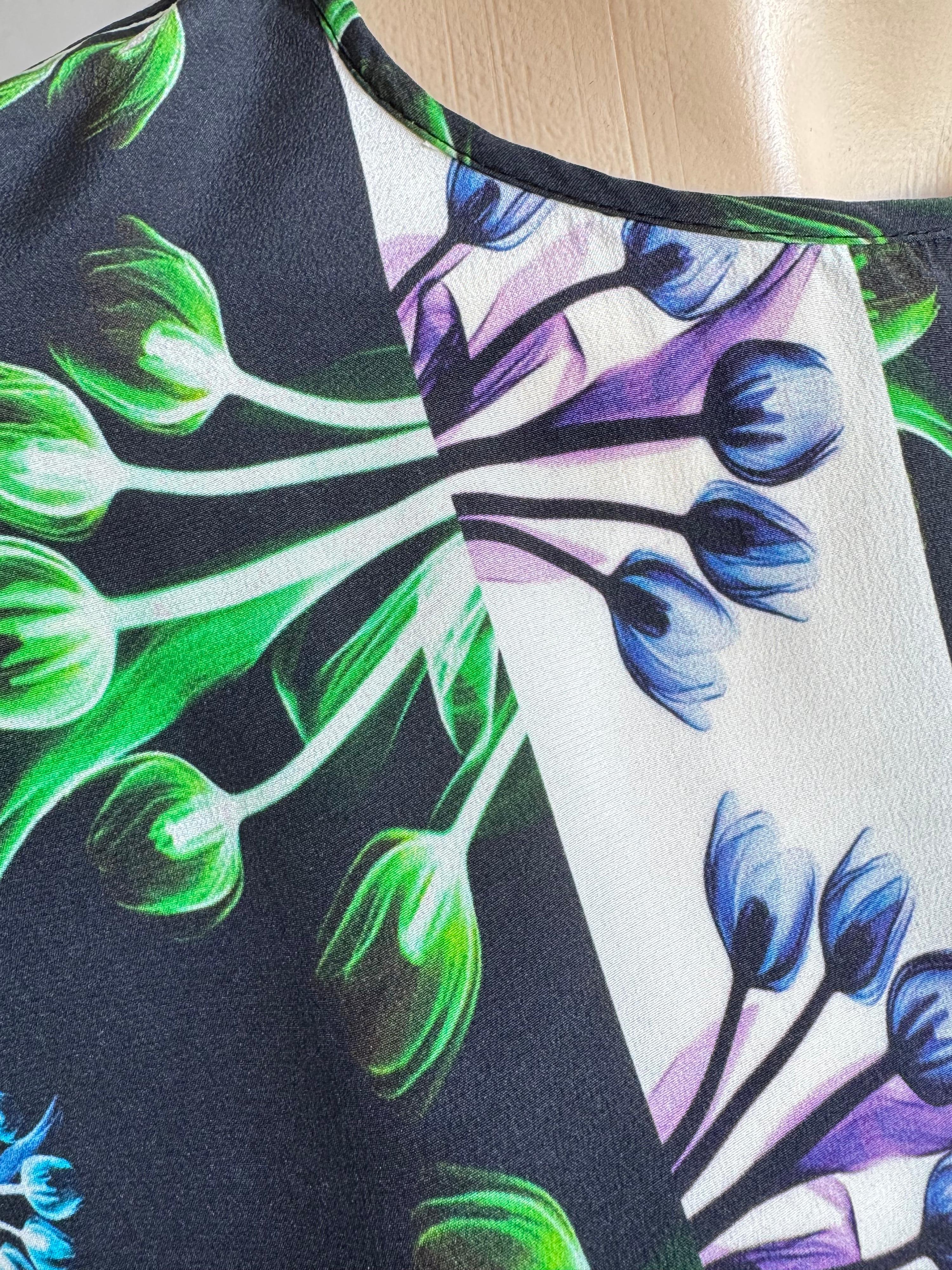 Lisa Ho Silk Print Blouse - size 10 thumbnail 7