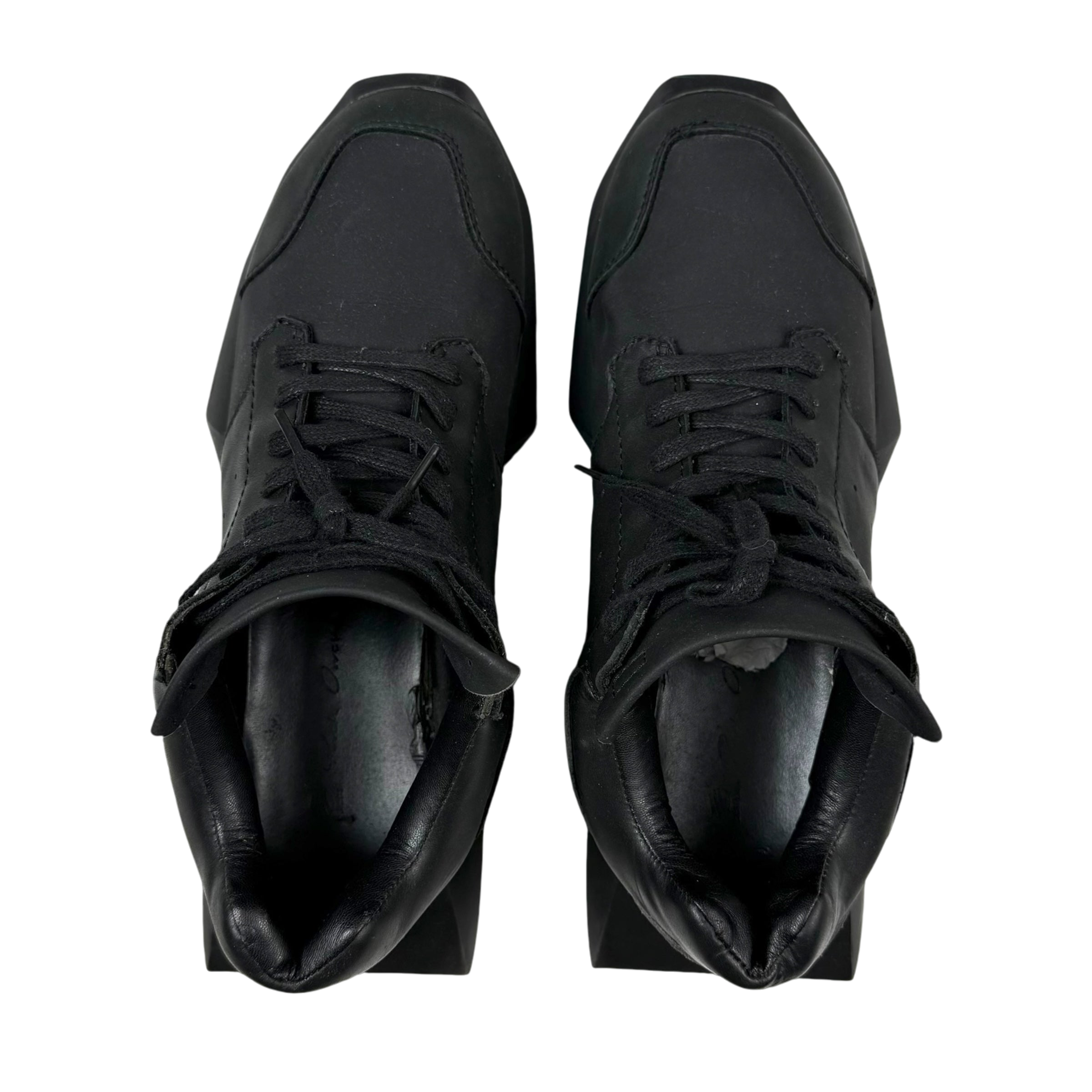 Rick Owens x Adidas Tech Runner ‘Triple Black’ (US8/UK6.5/EU40) thumbnail 4