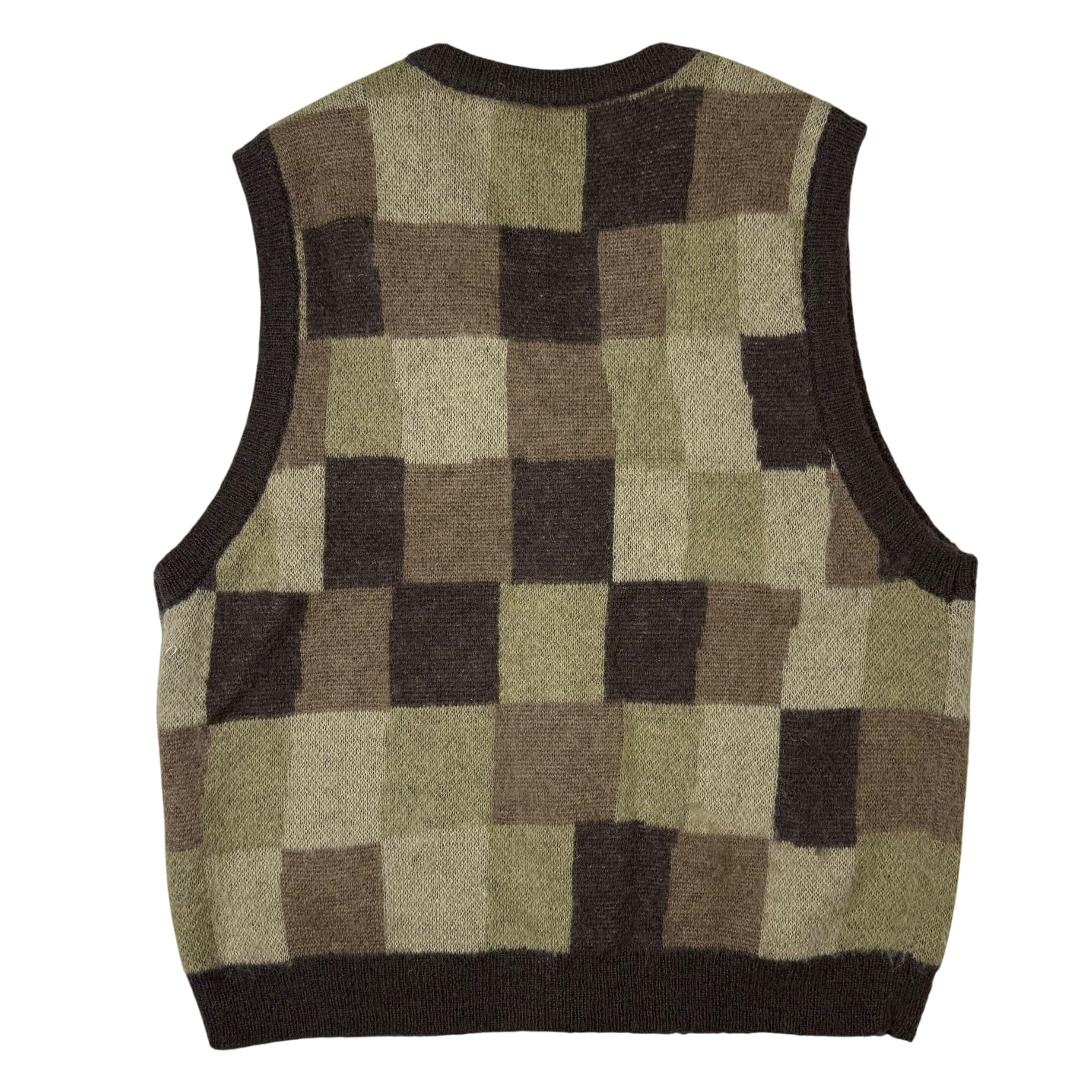 Stussy AW21 Wobbly Check Knit Vest (Size S) thumbnail 4