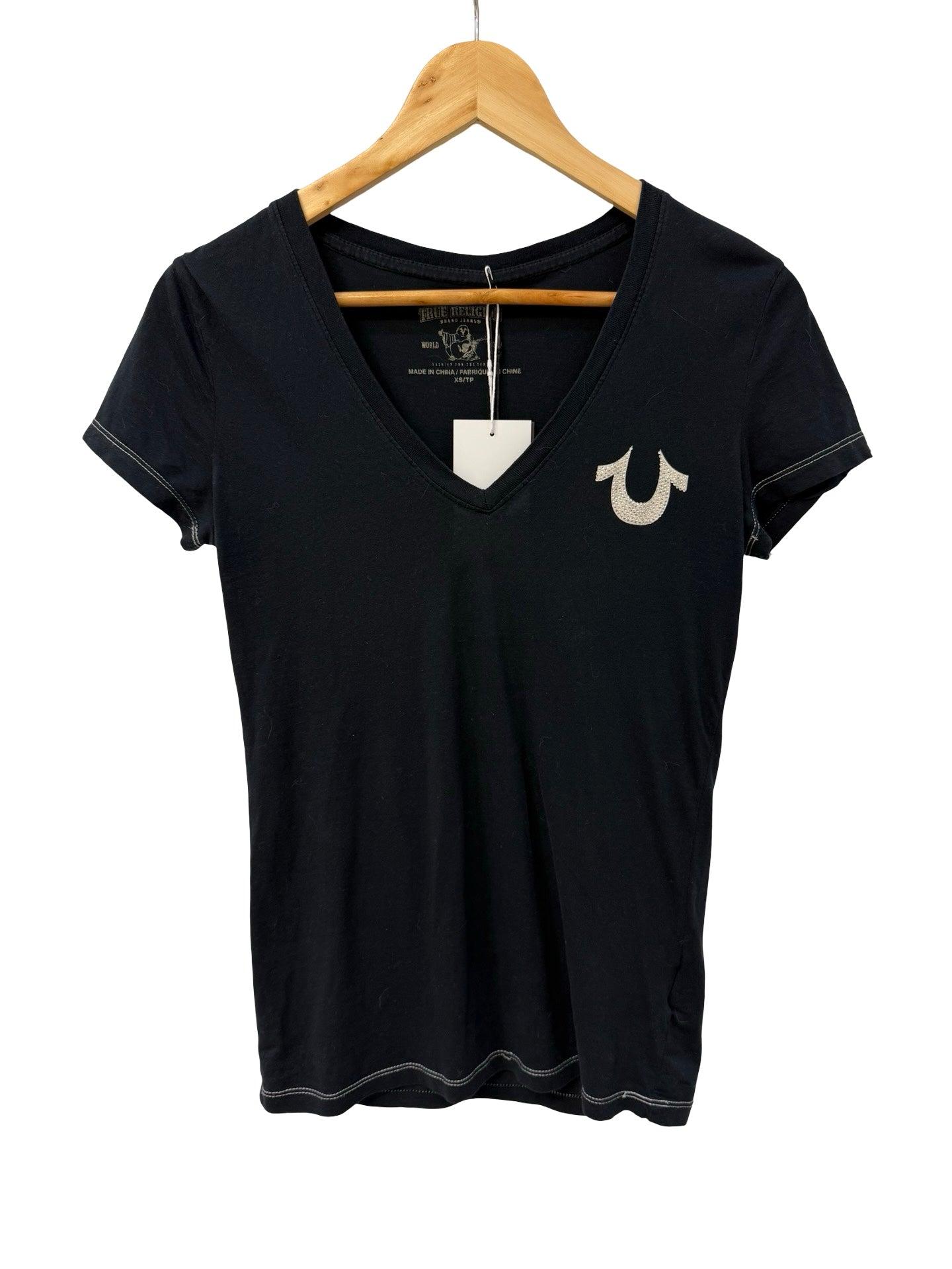True Religion Black T-Shirt XS