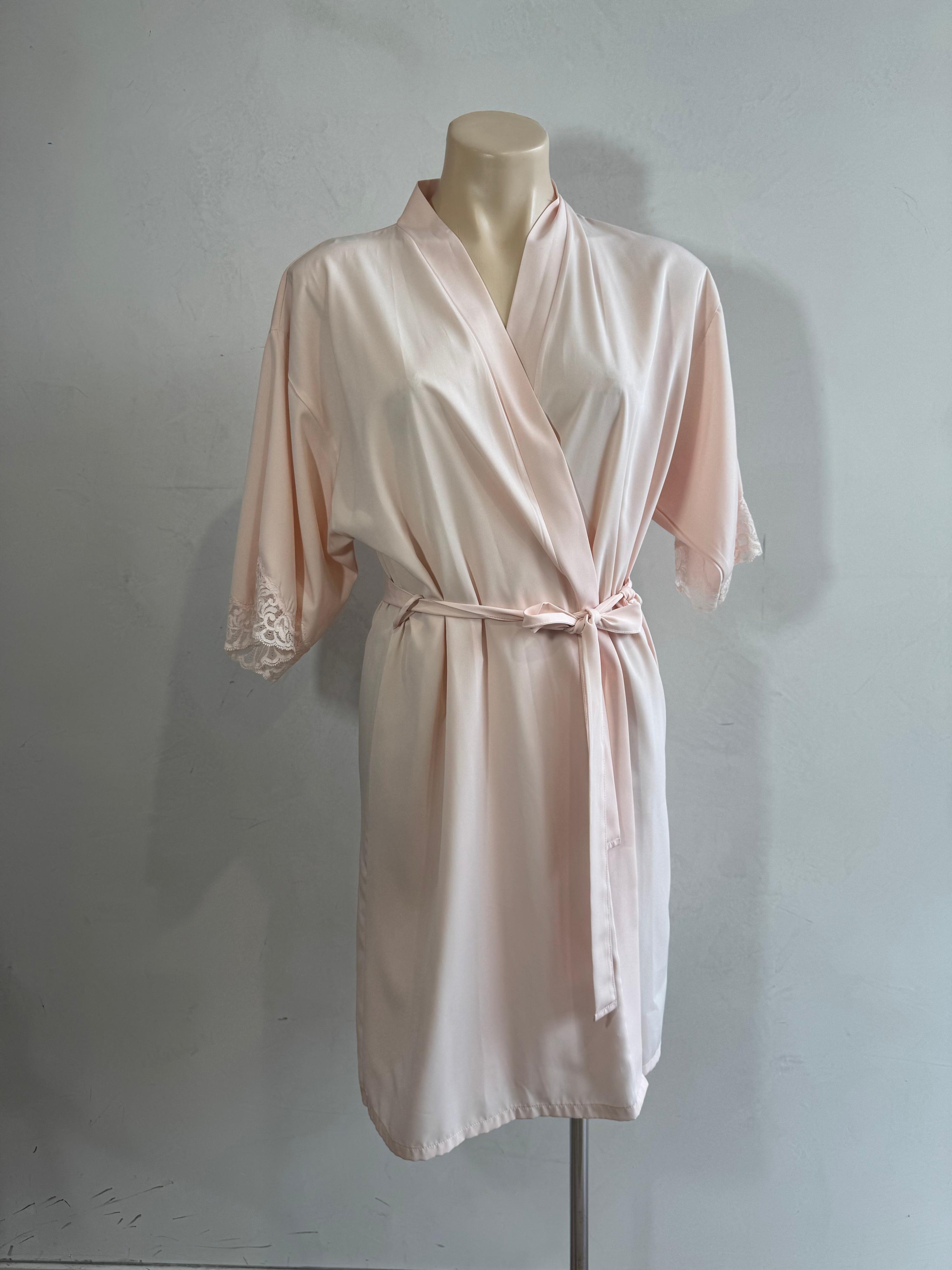 Vintage Diamond Cut Peach Robe thumbnail 3