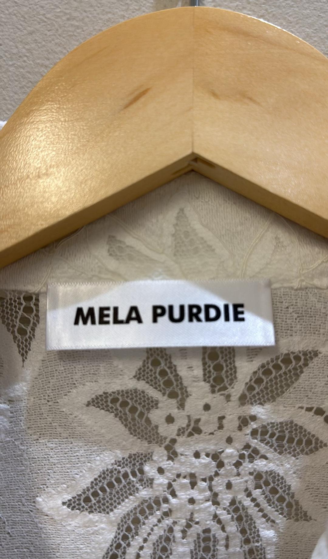 Mela Purdie White Lace Shirt 10 thumbnail 2