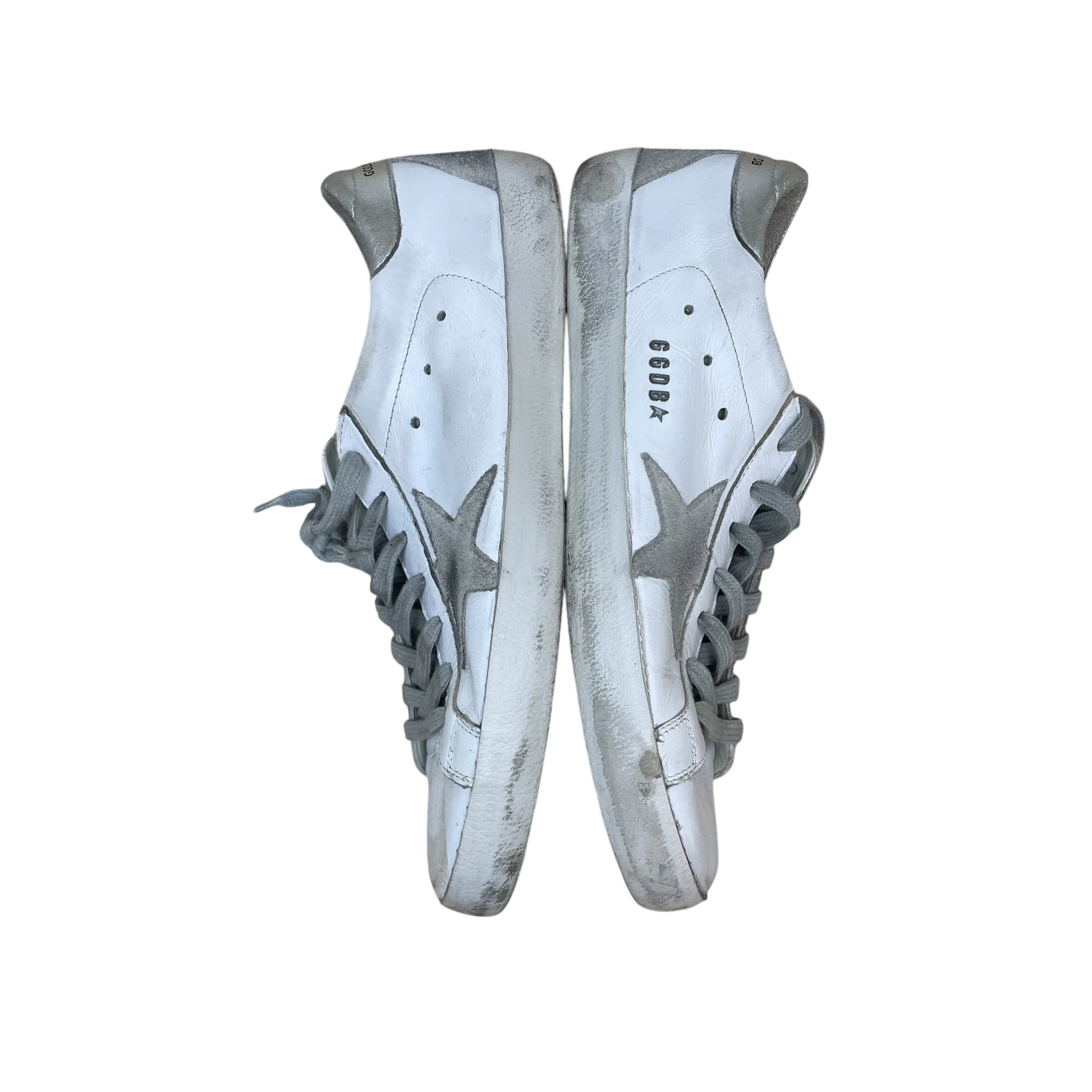 Golden Goose Leather Super Star Sneakers White / Silver (Size 43) thumbnail 5