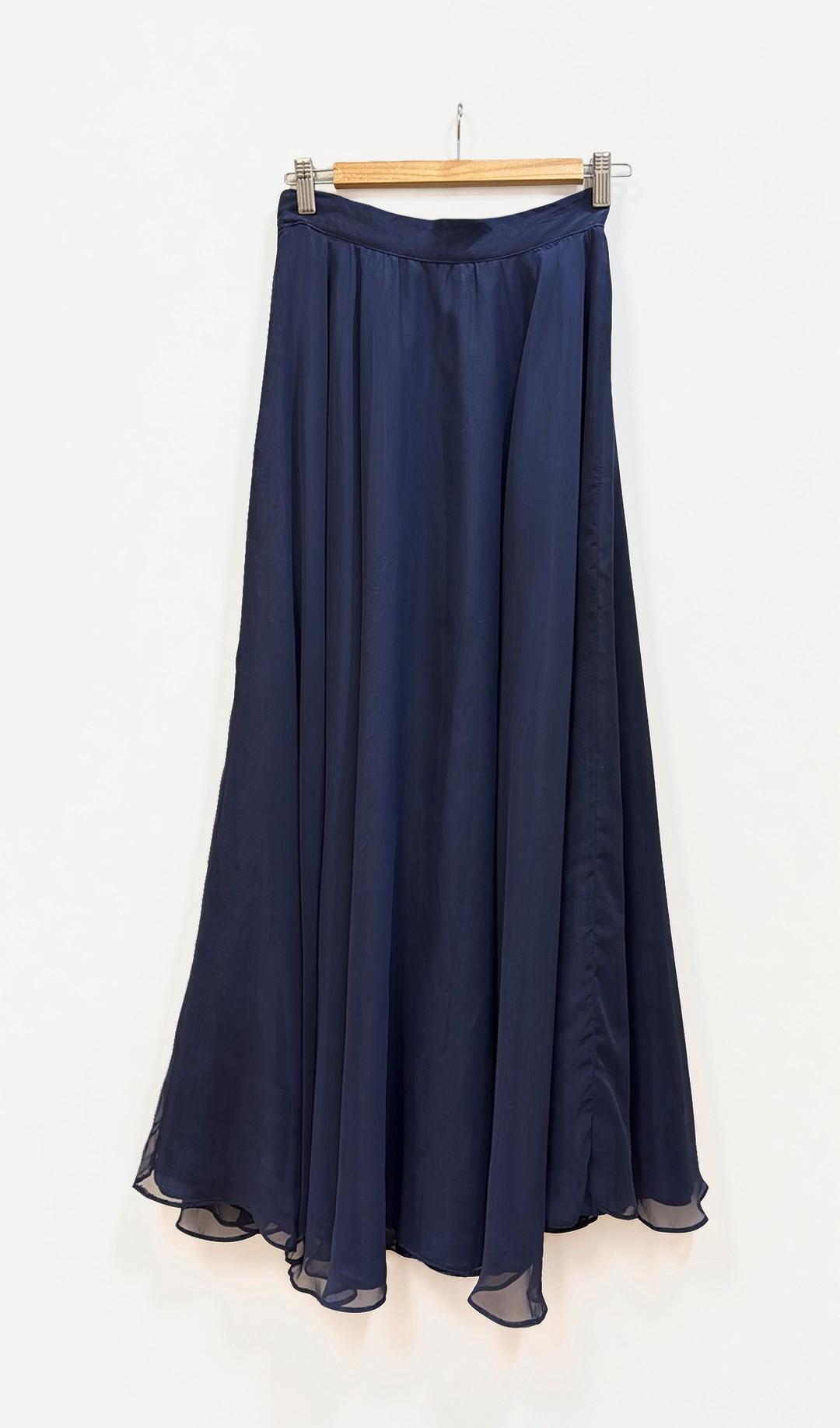 Villoni Navy Maxi Skirt thumbnail 2