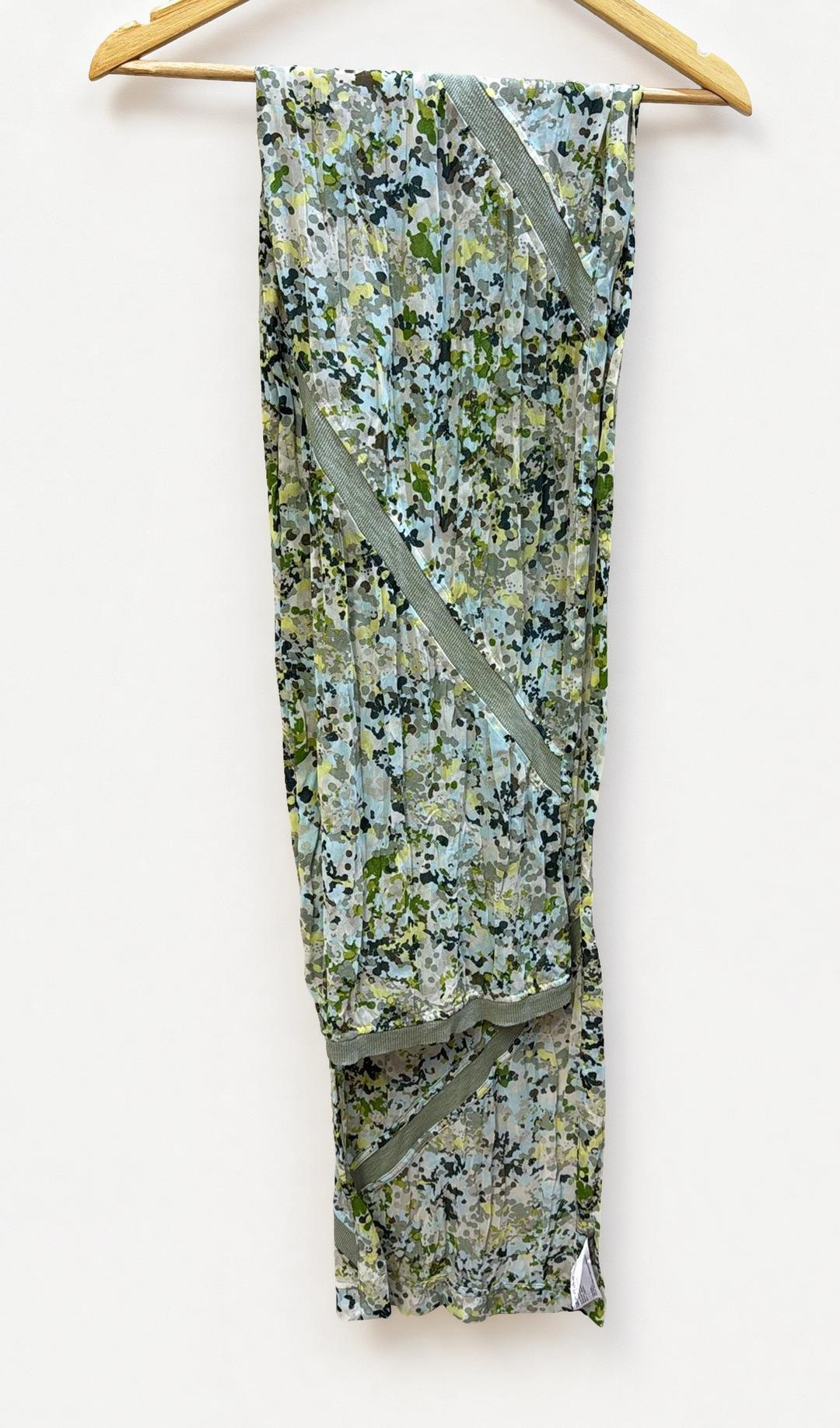 Sandwich Green Patterned Scarf