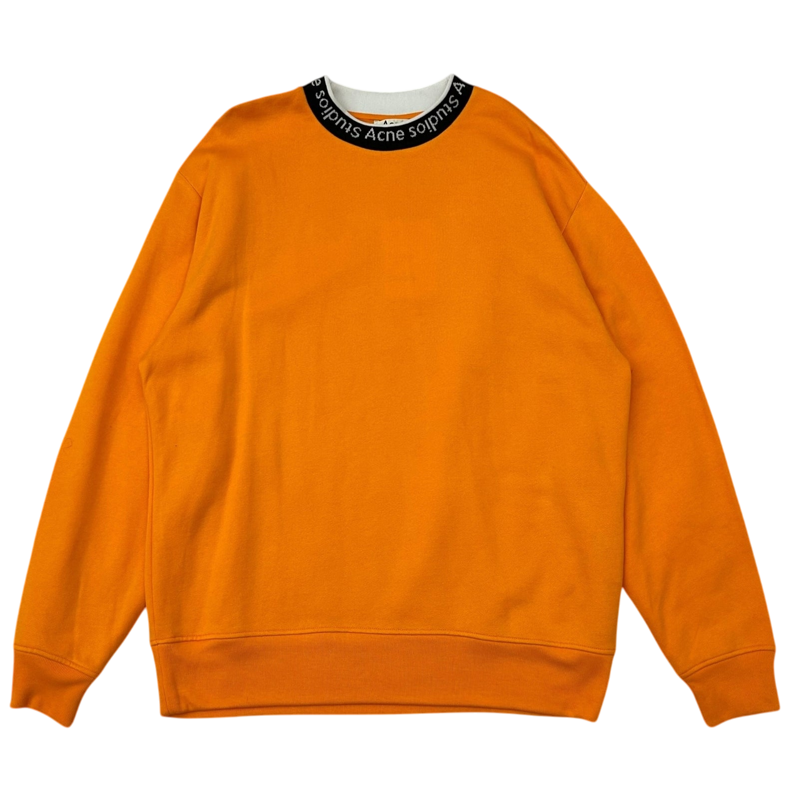 Acne Studios Jacquard Logo Sweatshirt Orange (Fits L-XL)