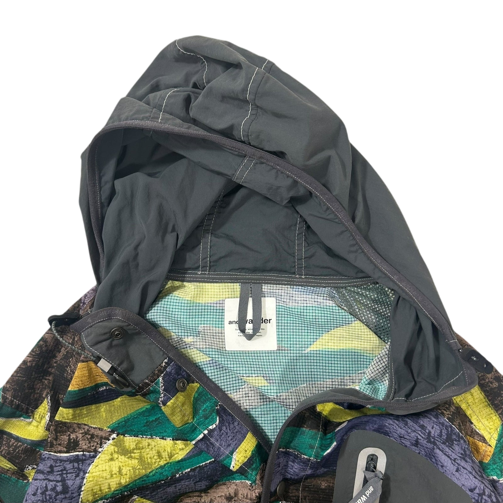 And Wander Printed Vent Hooded Jacket (Fits L/XL) thumbnail 5