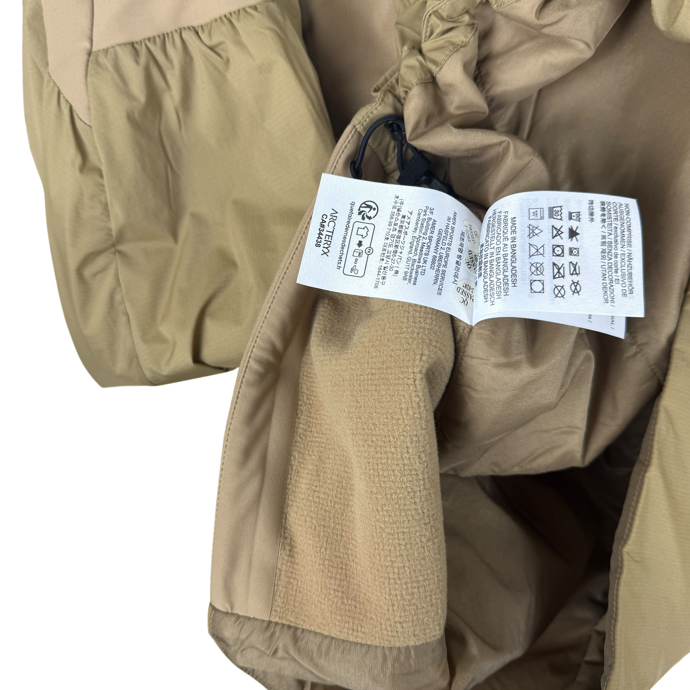 Arc’teryx Atom Insulated Hooded Jacket ‘Canvas II’ (size L) thumbnail 5