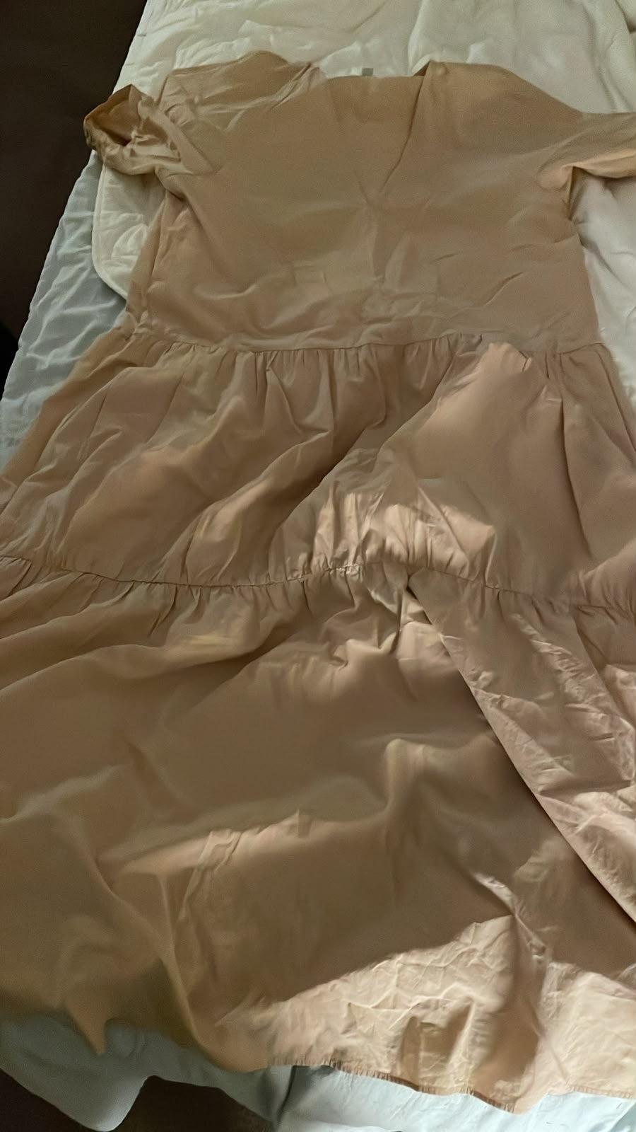 Cos Beige Long Cotton Dress 14