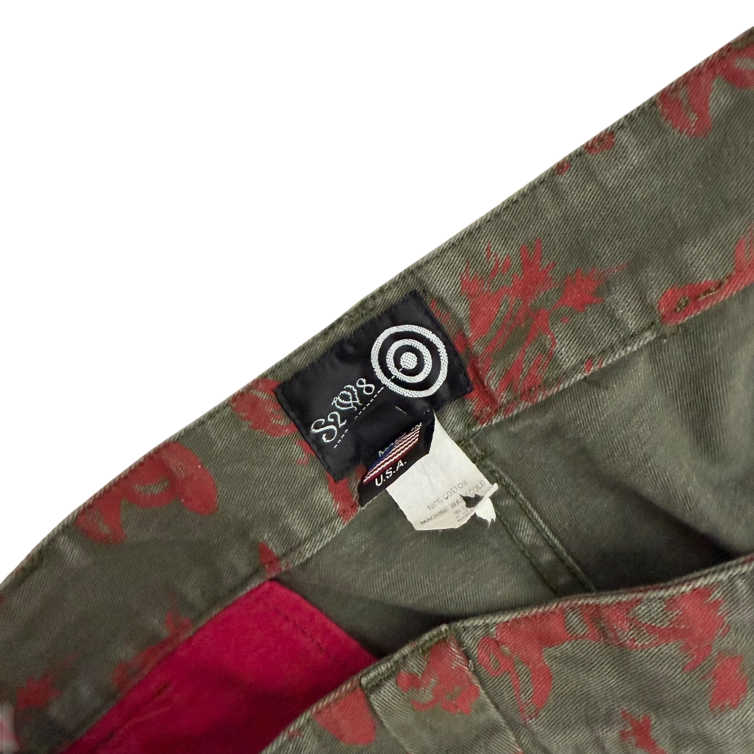 South2 West8 Fatigue Pants Green / Red (Size L) thumbnail 7