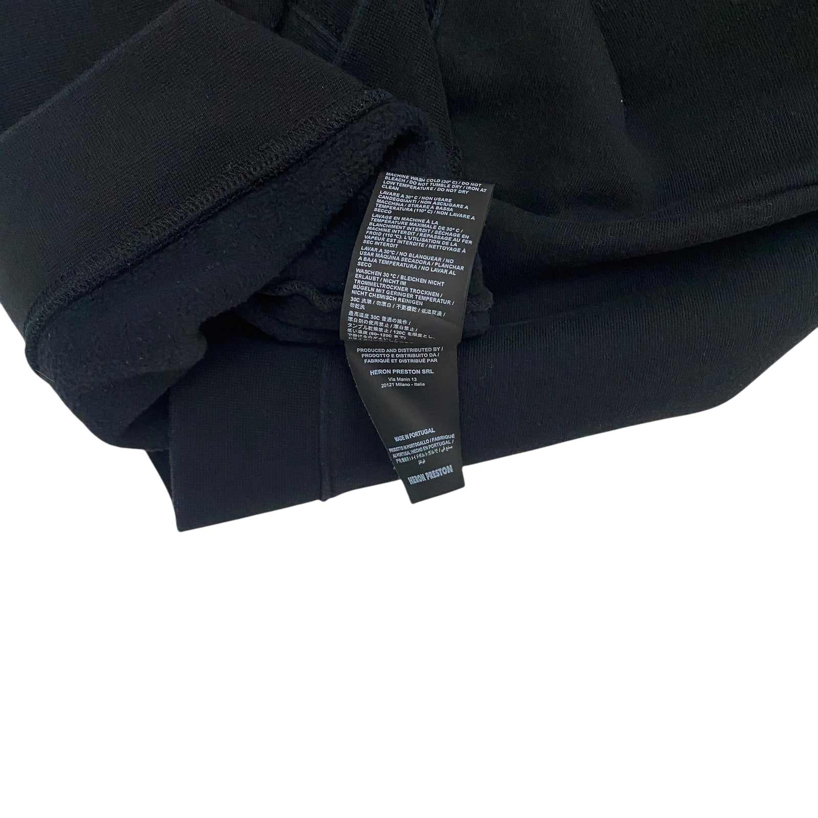 Heron Preston White HeronCrewneck Sweatshirt Black (Fits L-XL) thumbnail 6
